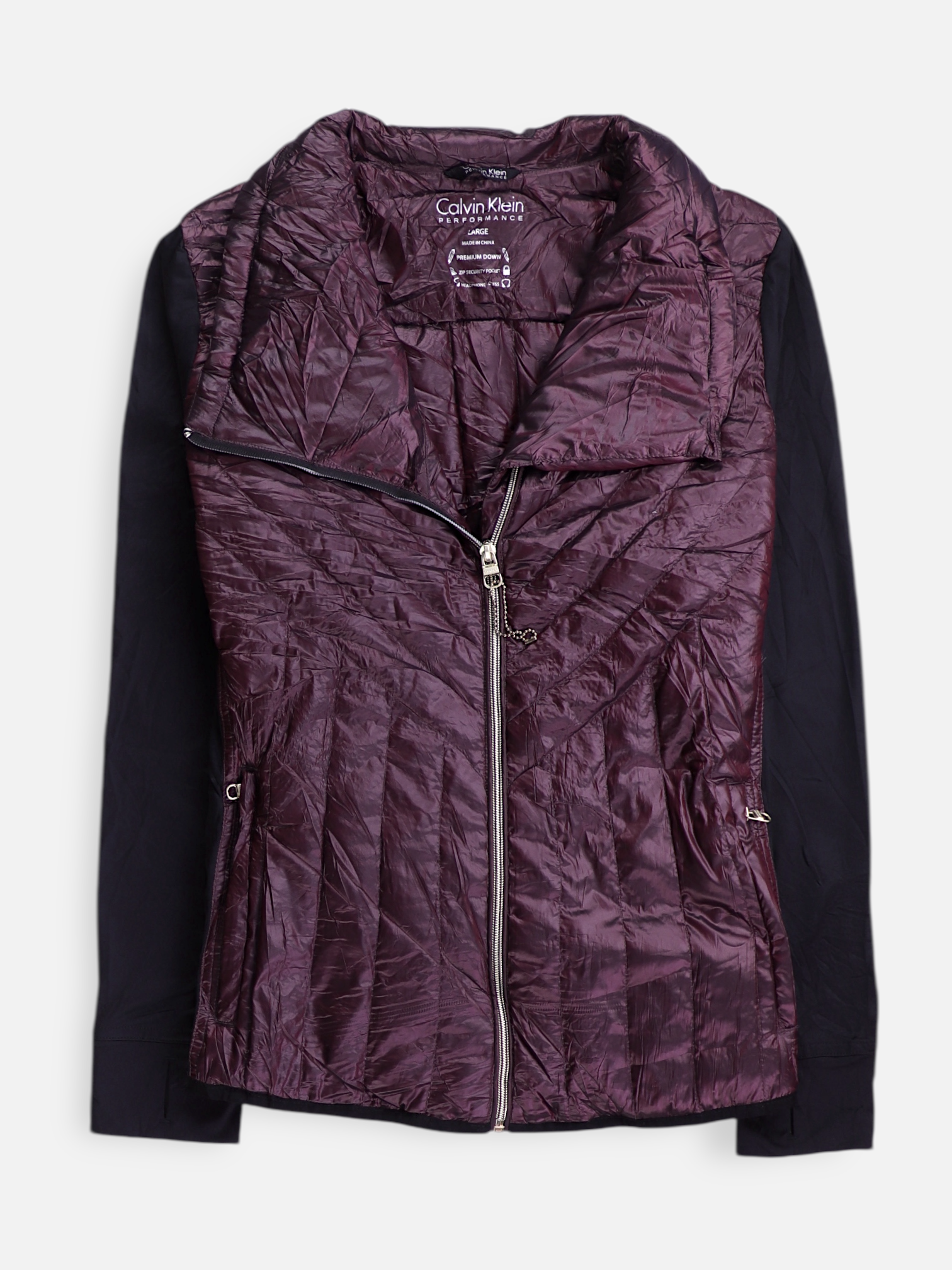 Calvin Klein Chaqueta Impermeable Deportivo - Mujer - Large