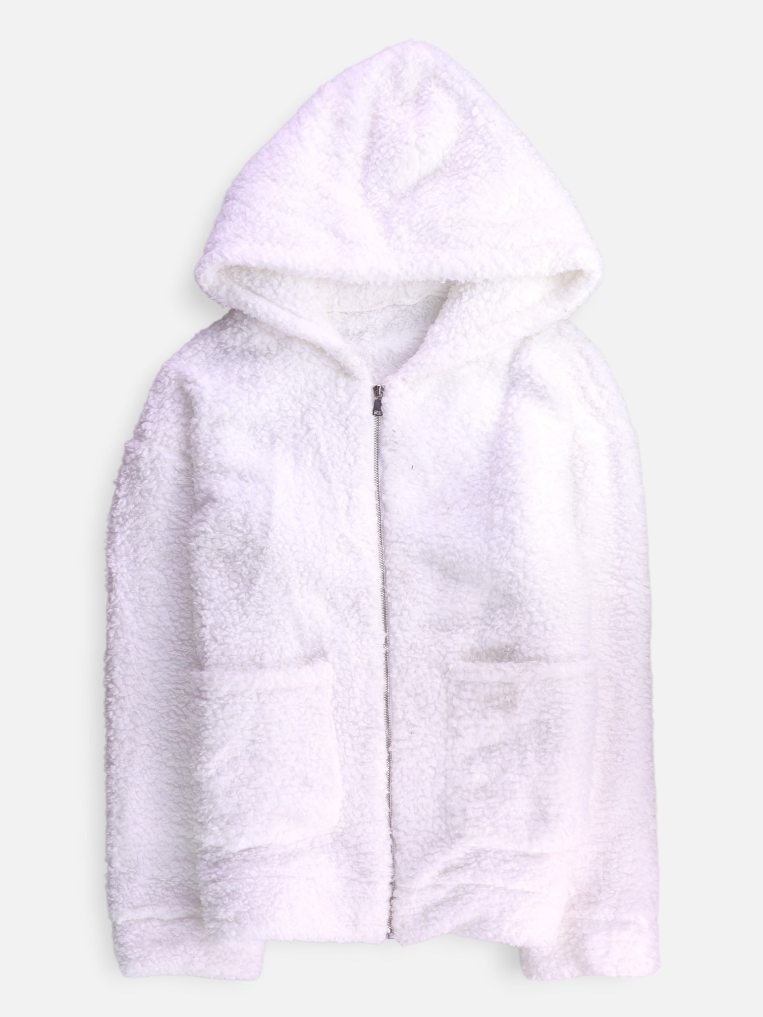 Sudadera Hoodie Teddy - Hombre - Medium