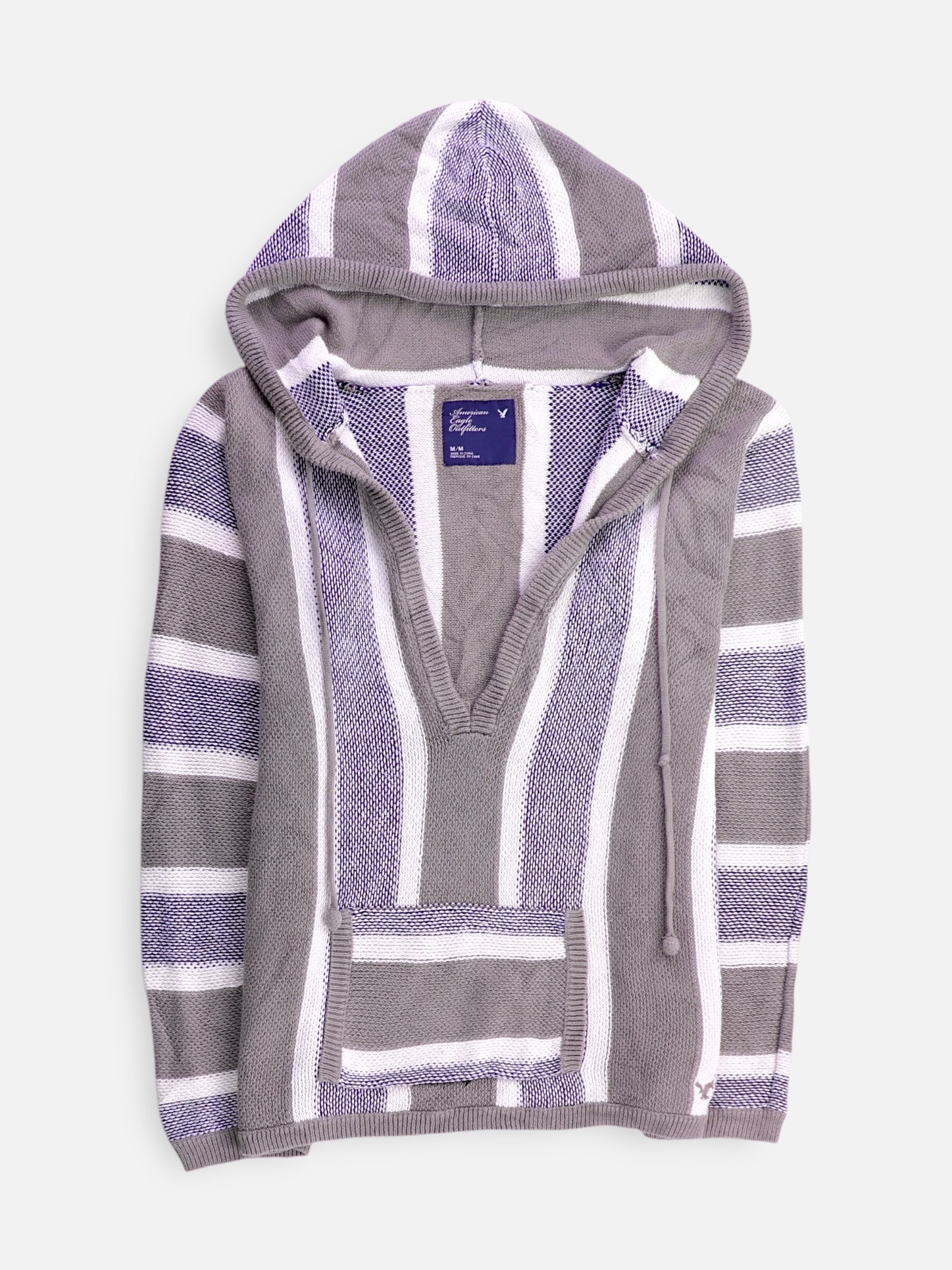 American Eagle Sudadera Hoodie Knit - Mujer - Medium