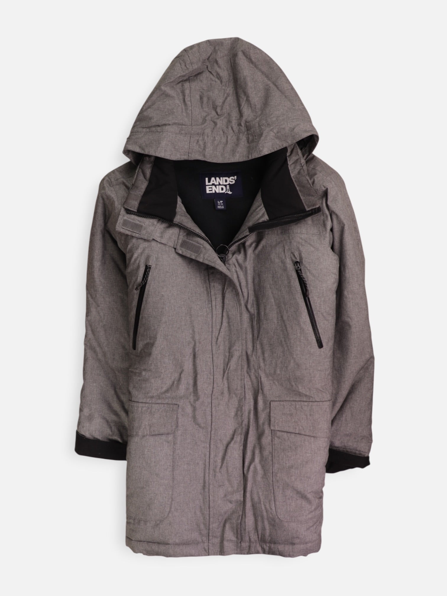LANDS END Chaqueta Impermeable Cazadora - Niño - Large - 14-16Y (Años)