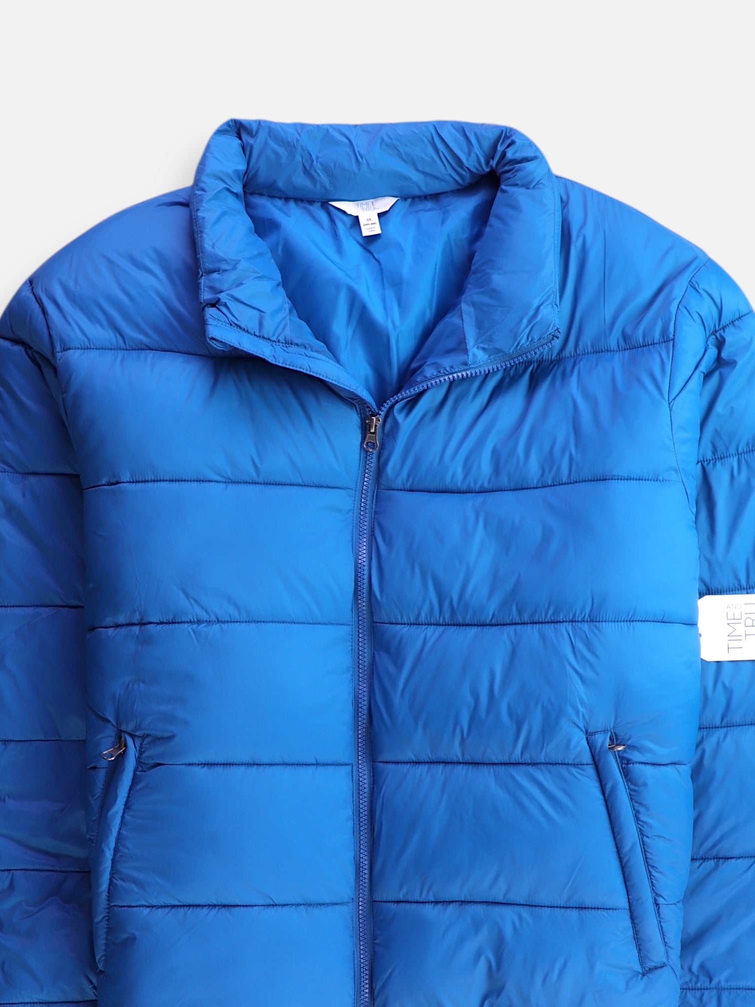 TIME THRU Chaqueta Puffer Impermeable - Mujer - 3XL