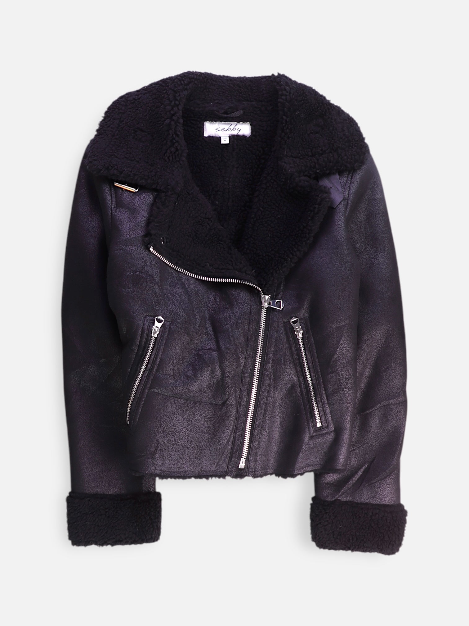Chaqueta Aviator Suede - Mujer - Medium