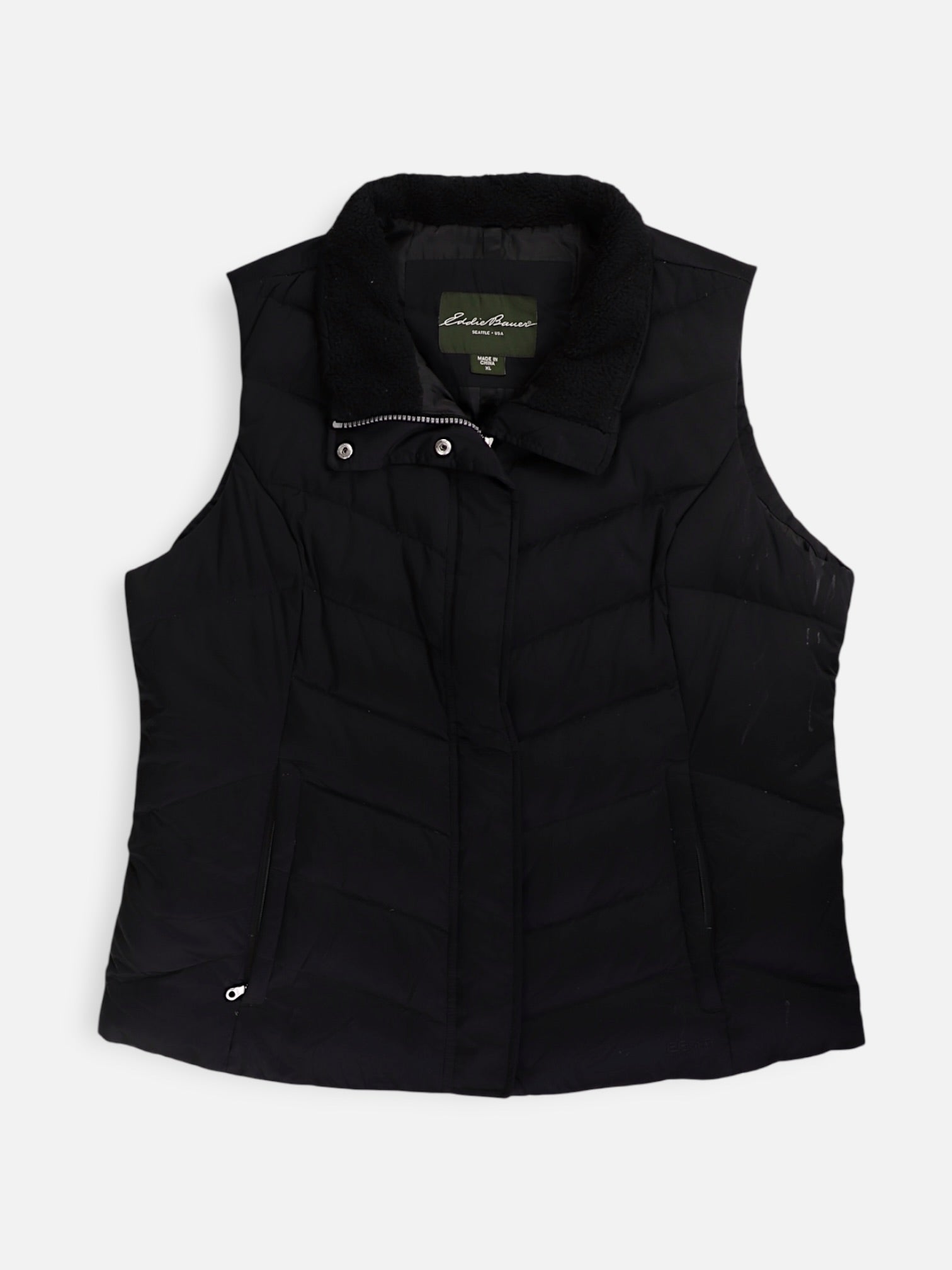 Eddie Bauer Chaleco Puffer - Mujer - XL