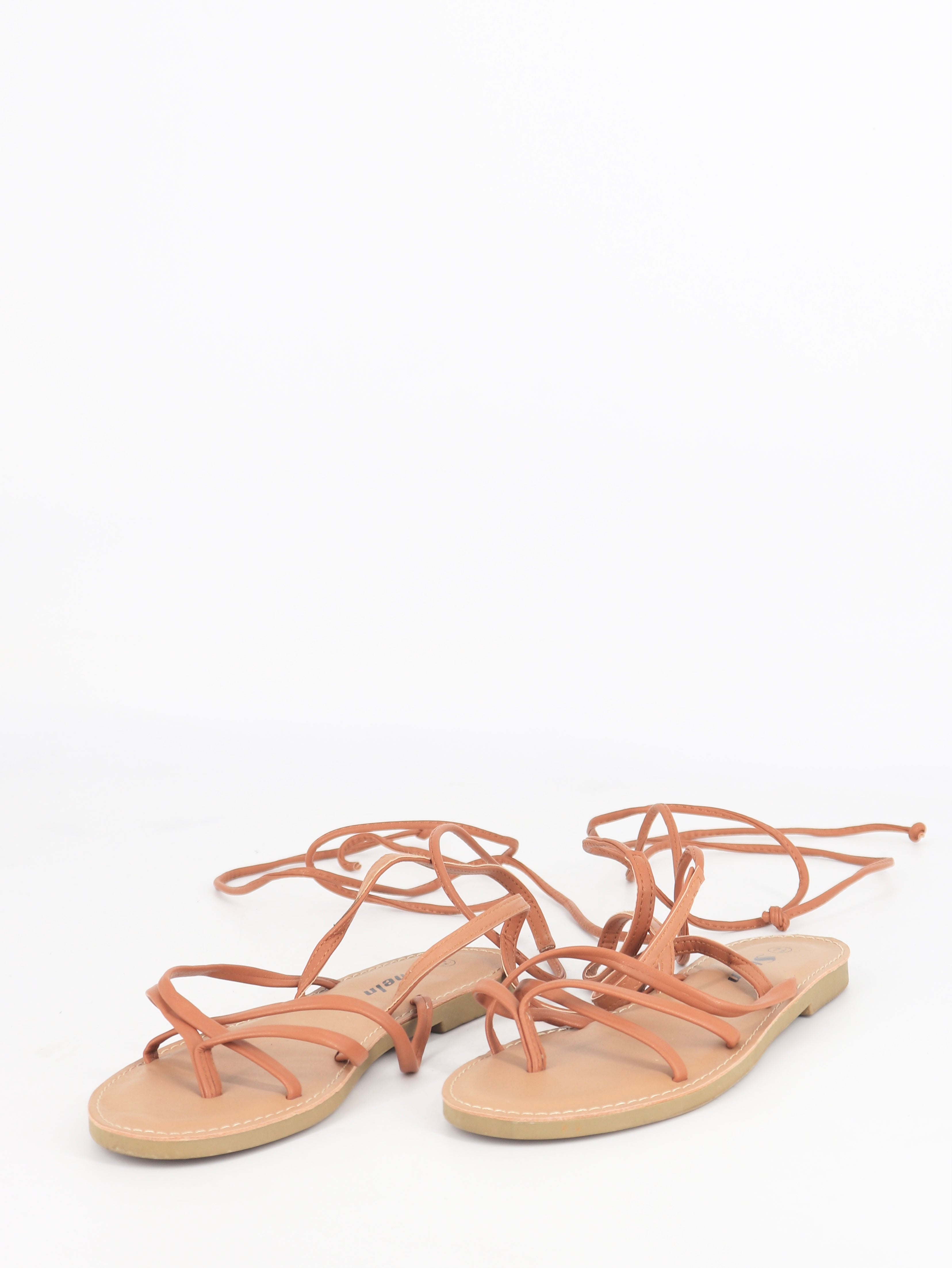SHEIN Sandalias Casual Cuero - Mujer - US 7.5