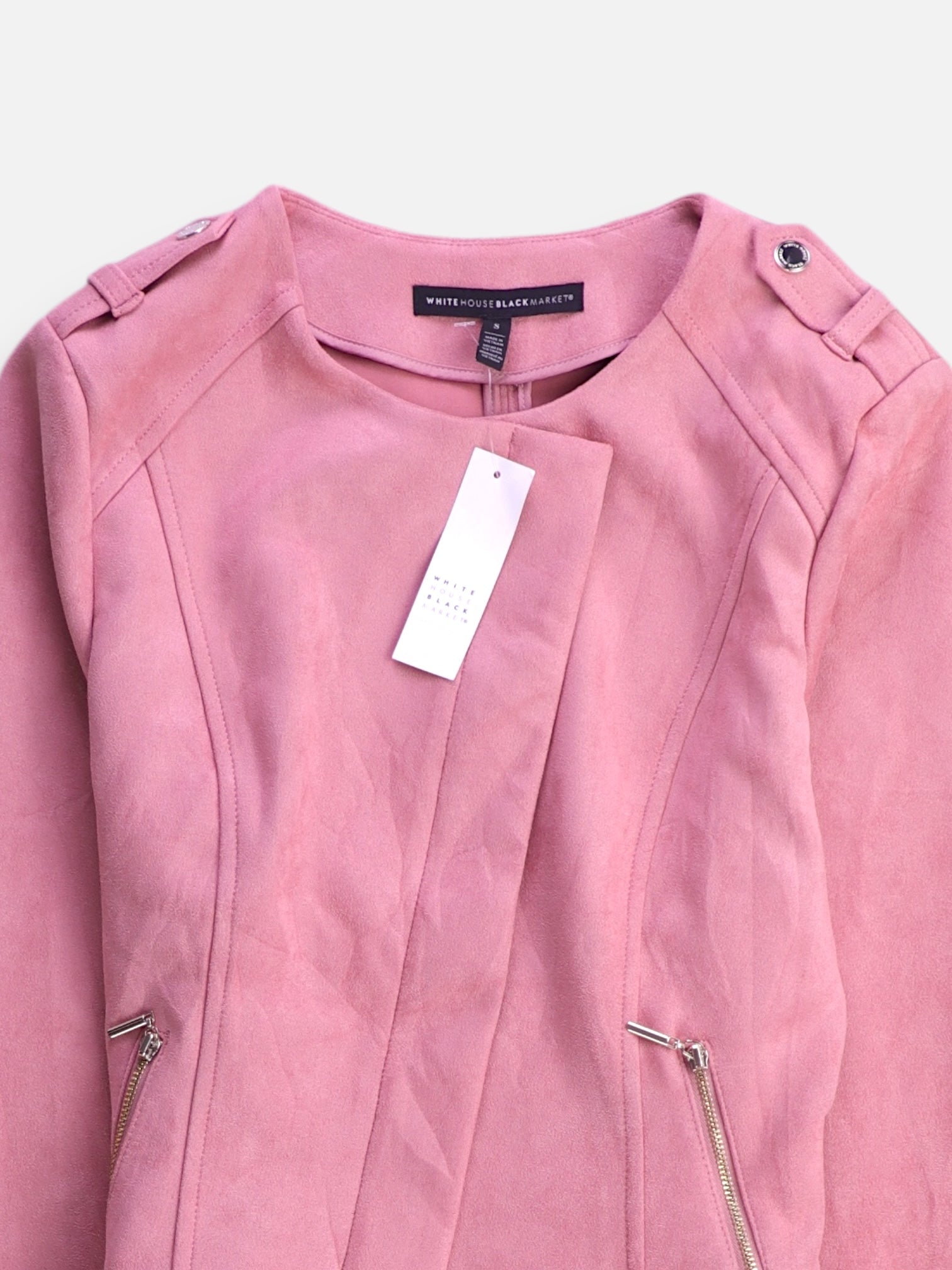White House Black Market  Chaqueta Casual Suede - Mujer - Small