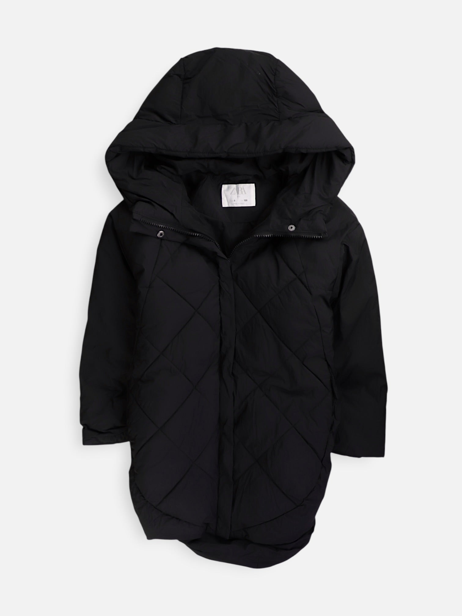 ZARA Chaqueta Impermeable Puffer - Niña - N/A - 6-8Y (Años)