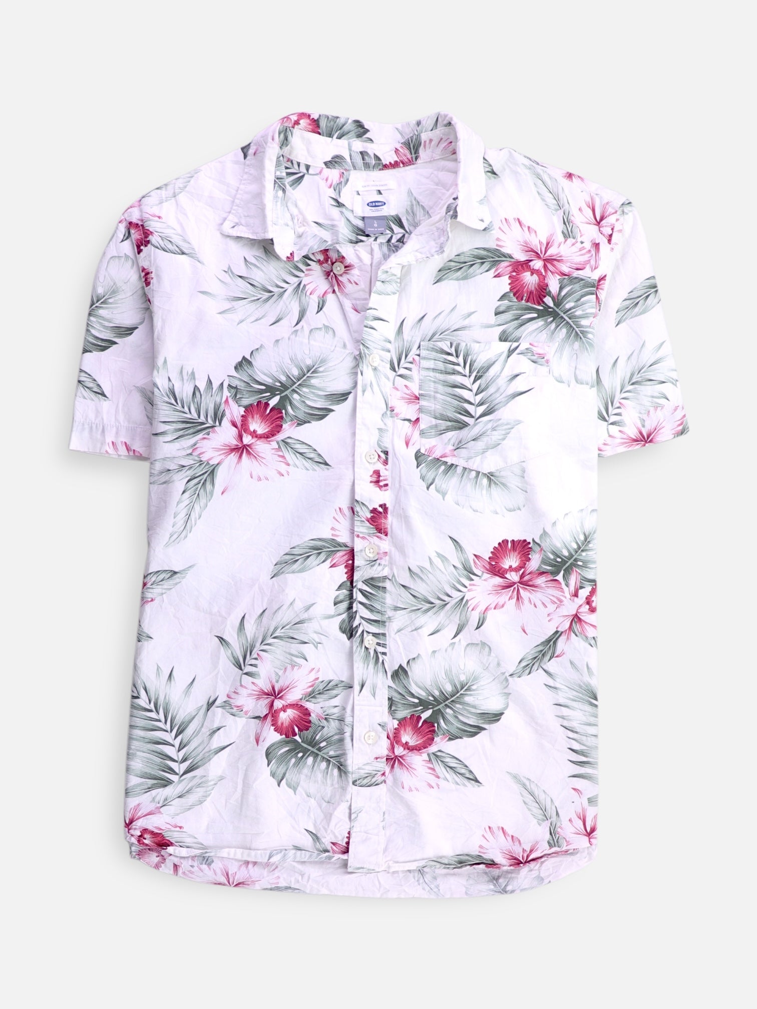 Old Navy Camisa Verano - Hombre - Large