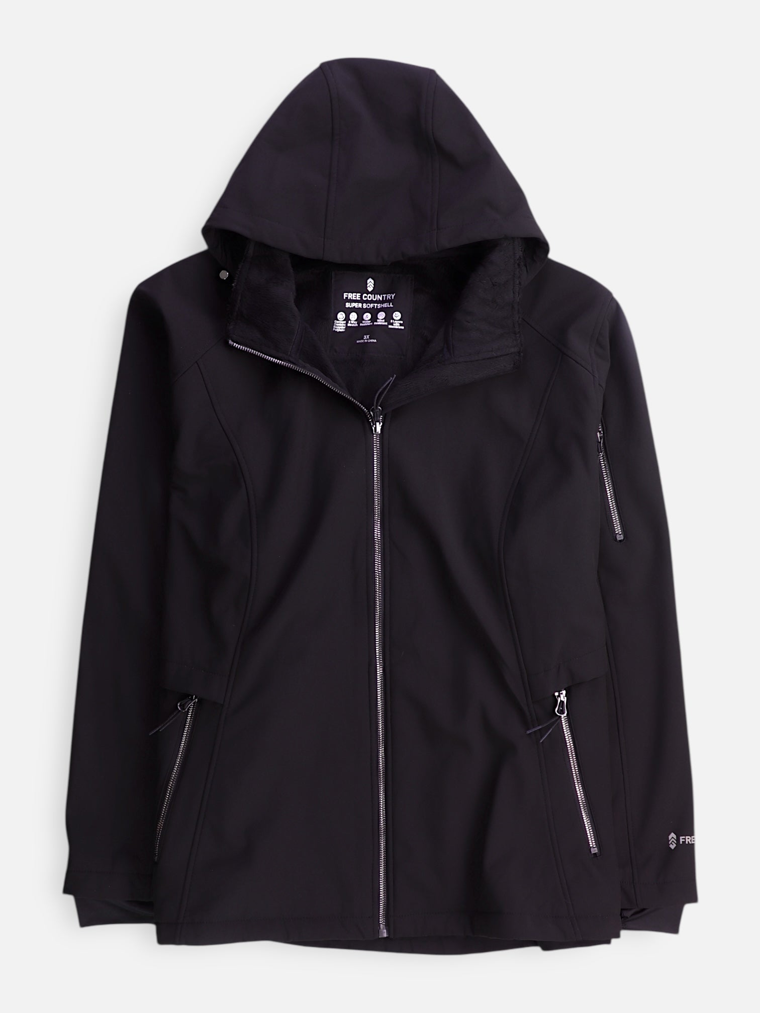 FREE COUNTY Chaqueta Deportivo Basic - Mujer - 3XL