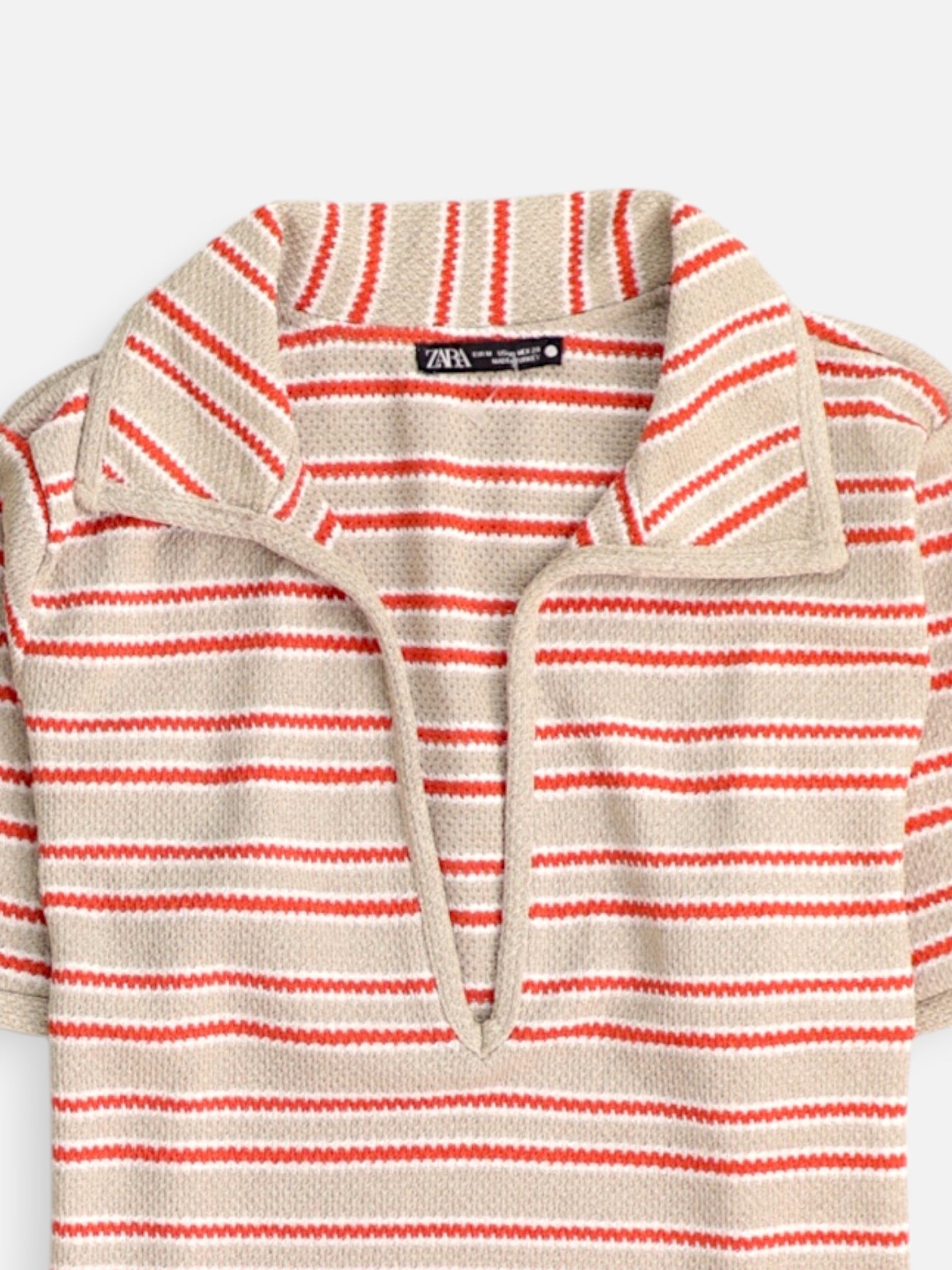 ZARA Blusa Crop Top - Mujer - Medium