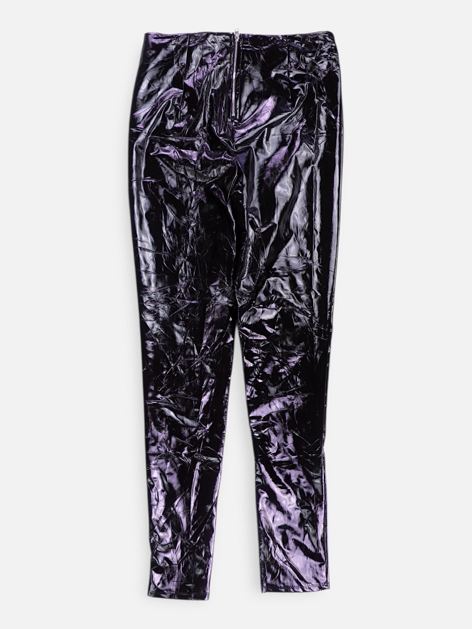 Fashionnova Pantalon Skinny Fit Cuero - Mujer - Medium