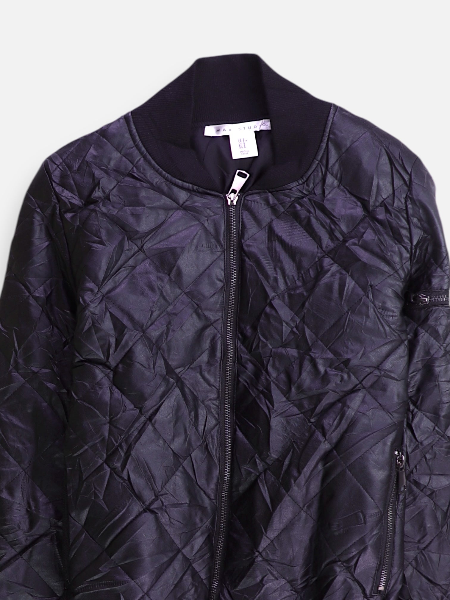 Chaqueta Bomber  Cuero - Mujer - Small