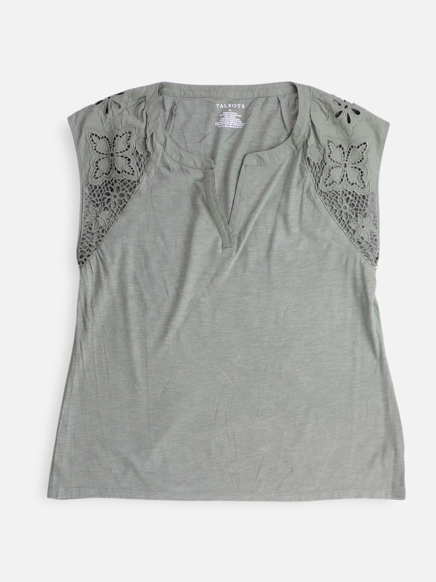 TALBOTS Blusa Casual - Mujer - Medium