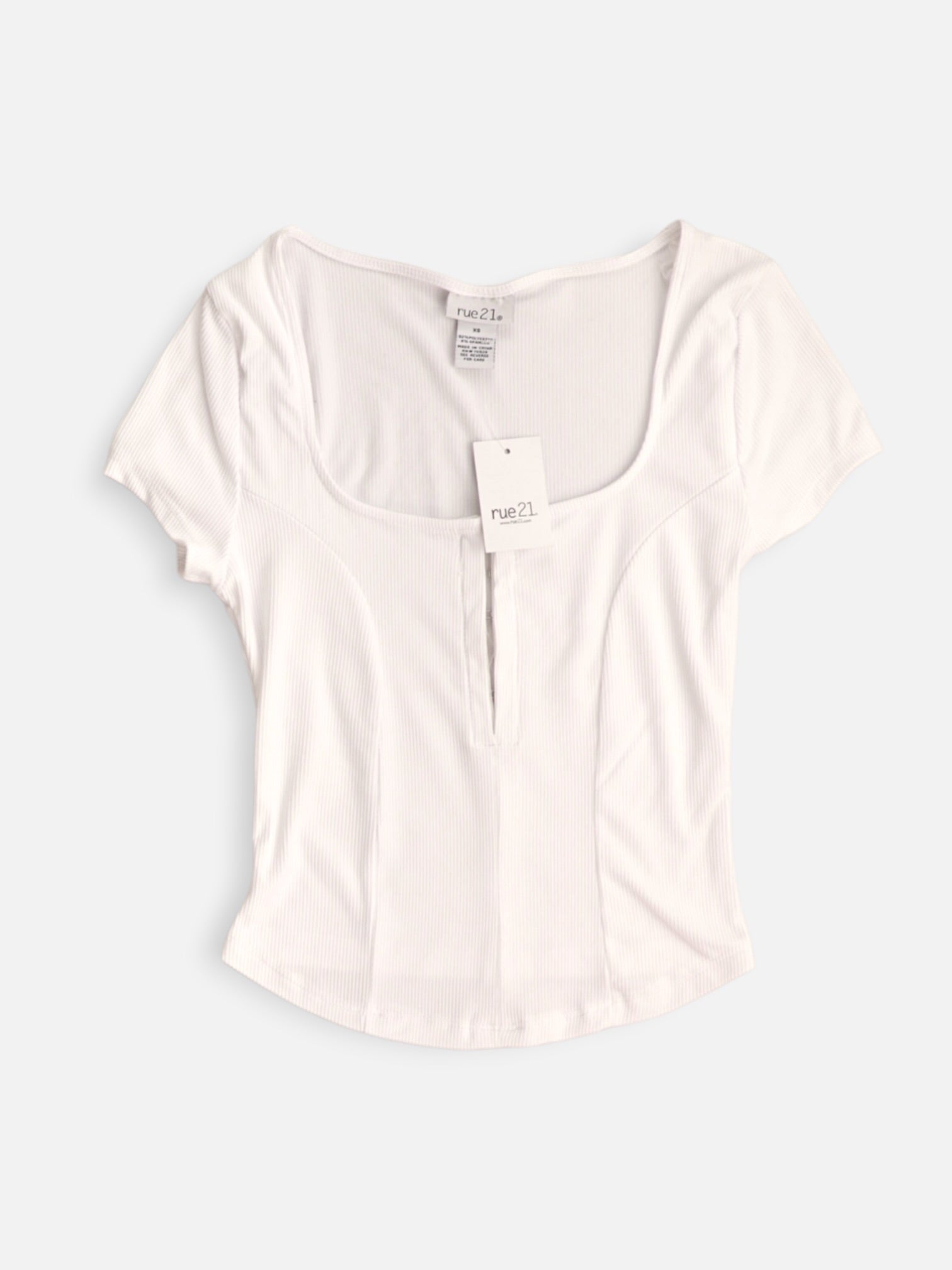 Forever 21 Blusa Crop Top - Mujer - XS