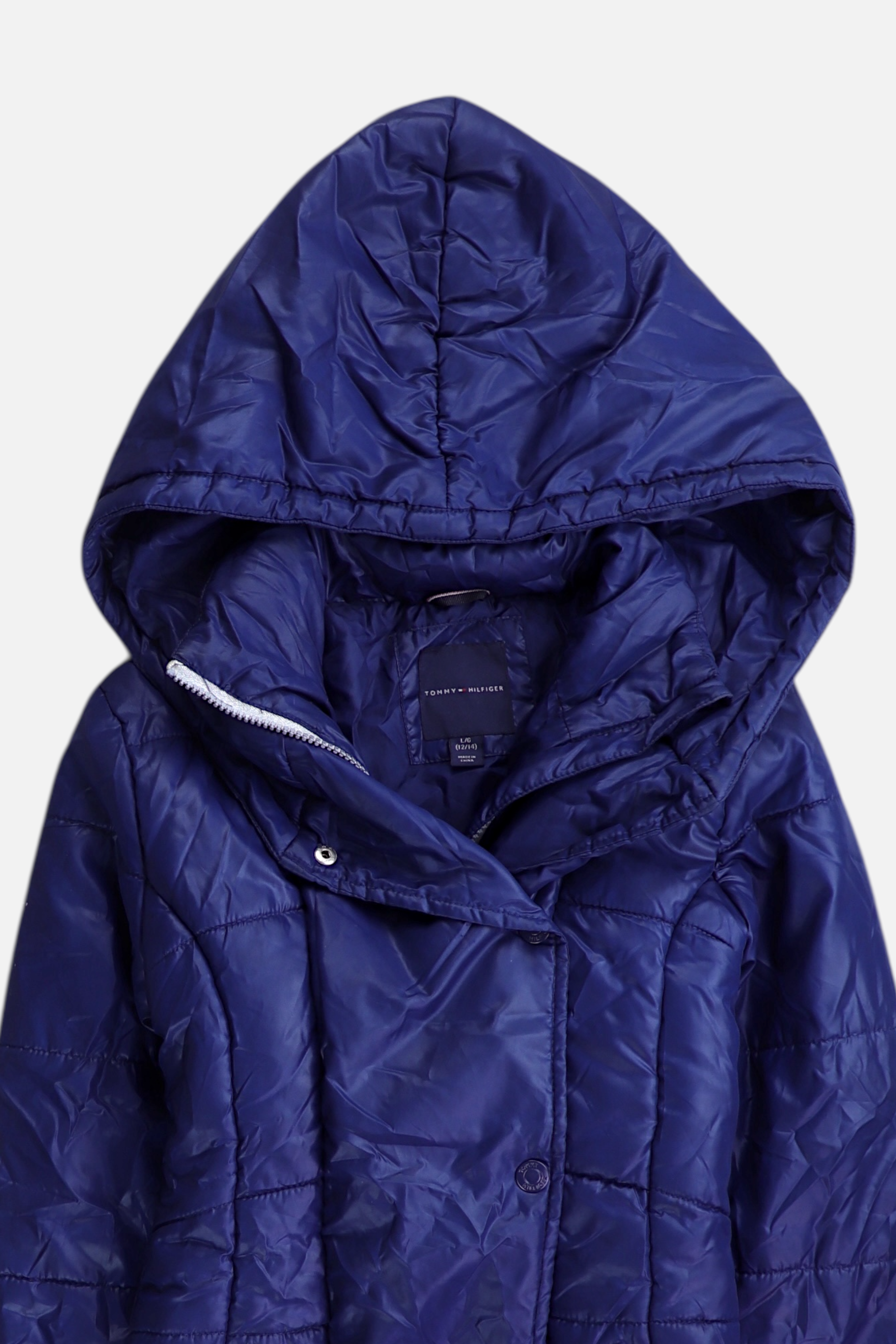 Tommy Hilfiger Chaqueta Puffer Impermeable - Niña - Large - 12-14Y (Años)