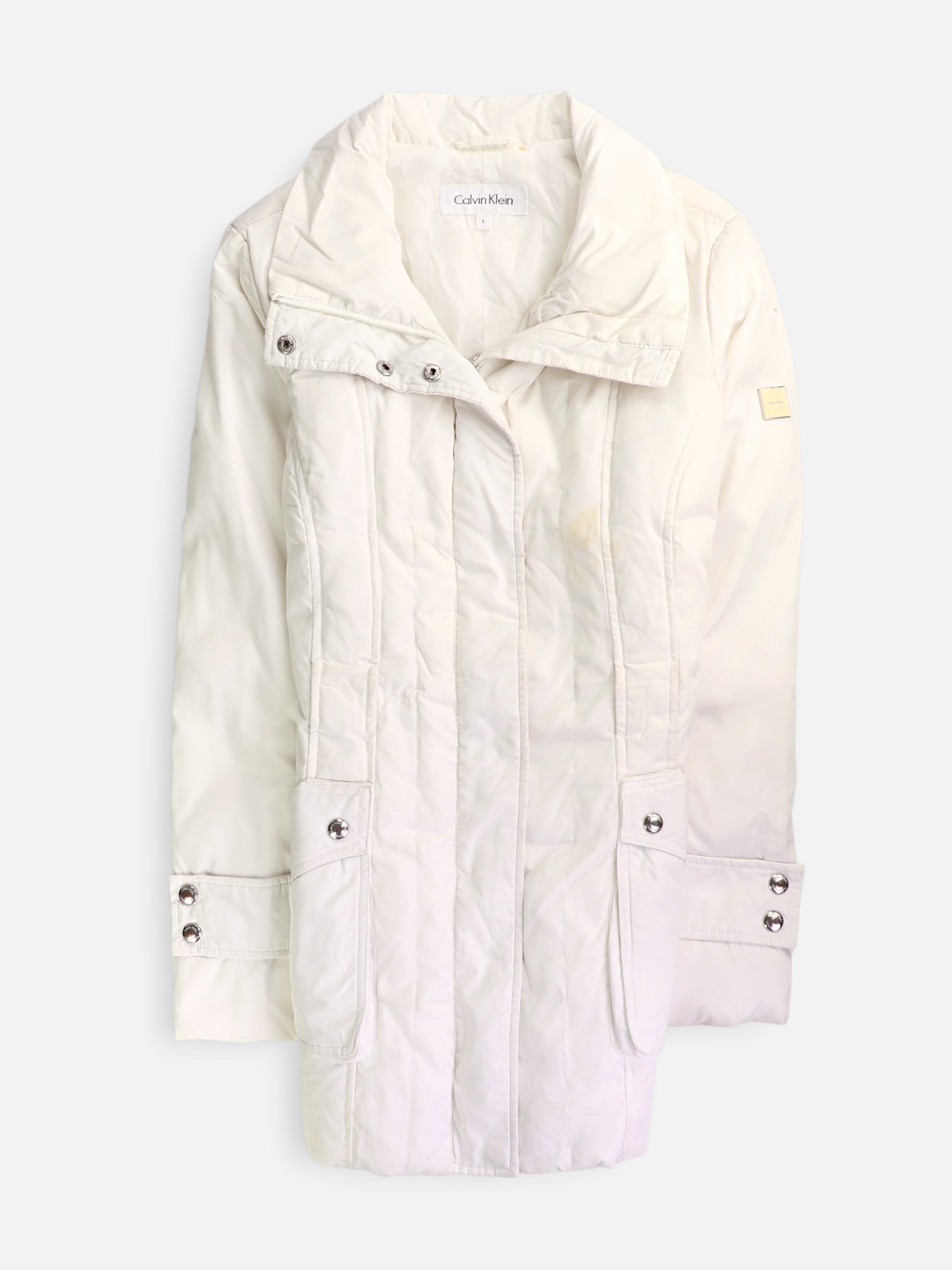 Calvin Klein Chaqueta Puffer Impermeable - Mujer - Small