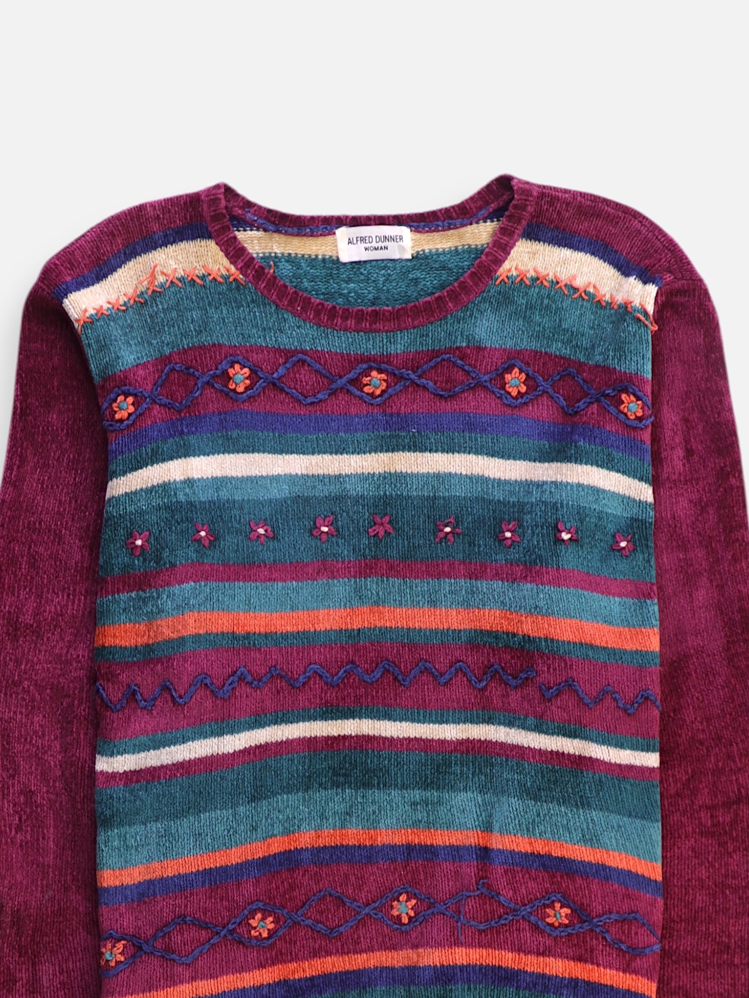 Sueter Knit Color Block - Mujer - XL