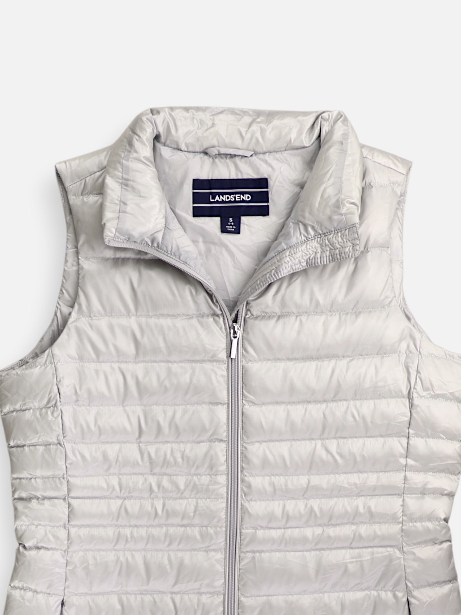 LANDS END Chaleco Casual - Mujer - Small