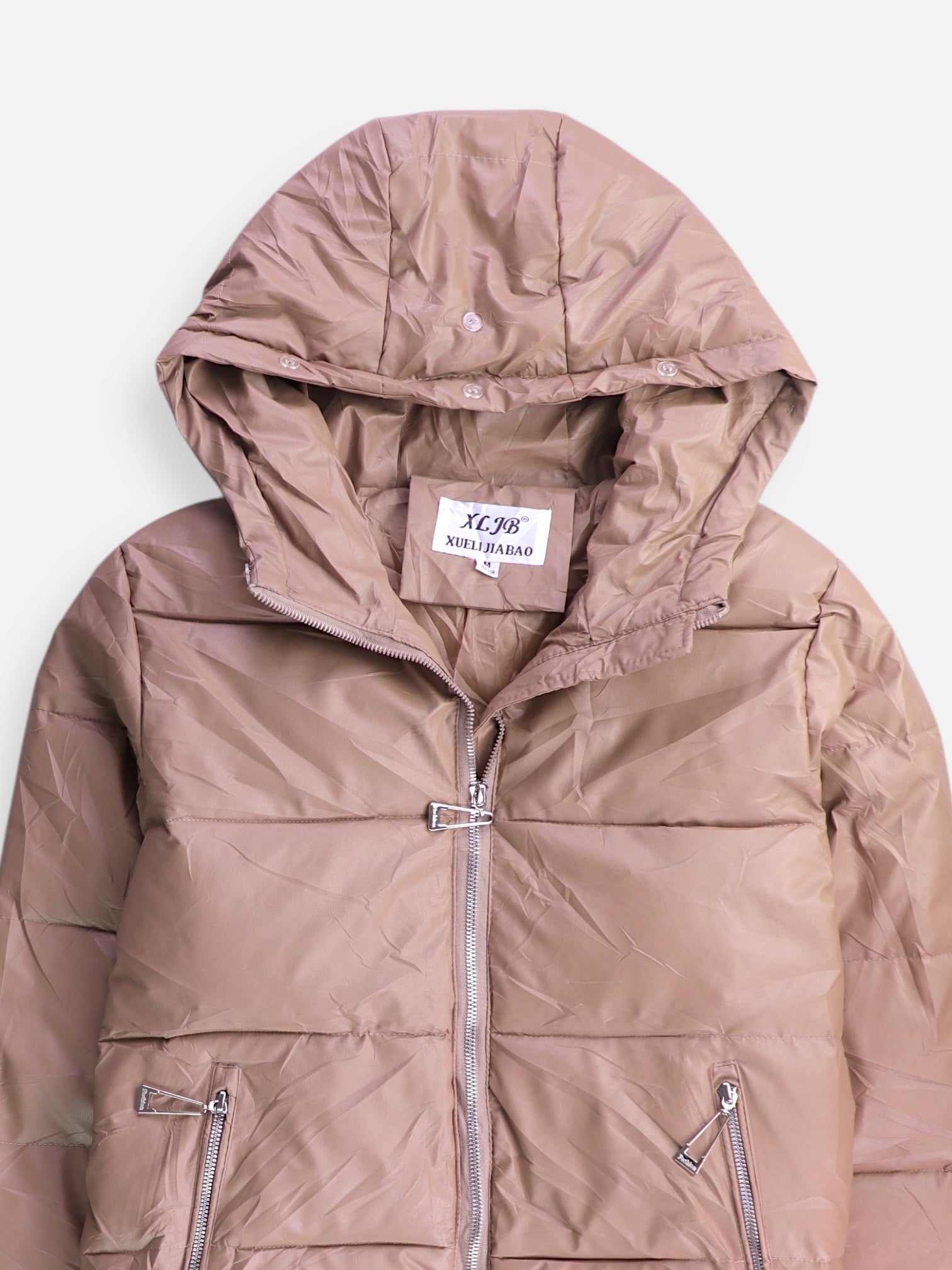 Chaqueta Puffer Cuero - Mujer - Medium