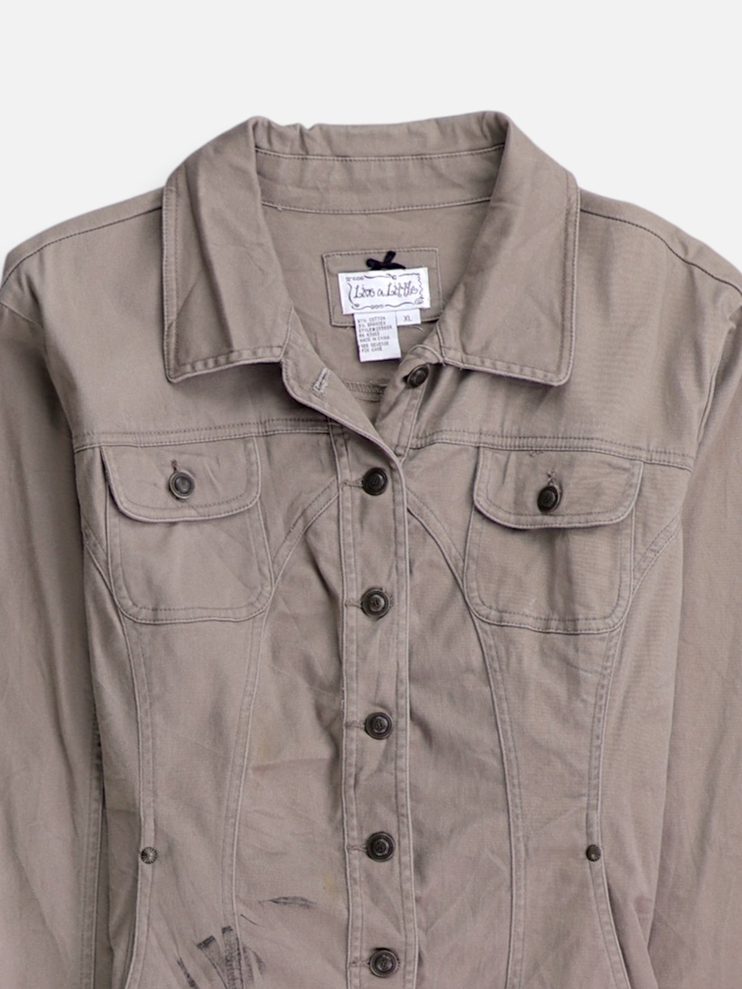 Chaqueta Denim  Basic - Mujer - XL