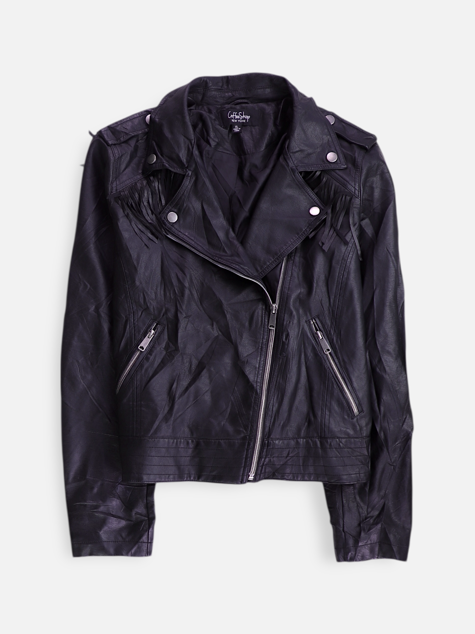 Chaqueta Casual Cuero - Mujer - XL