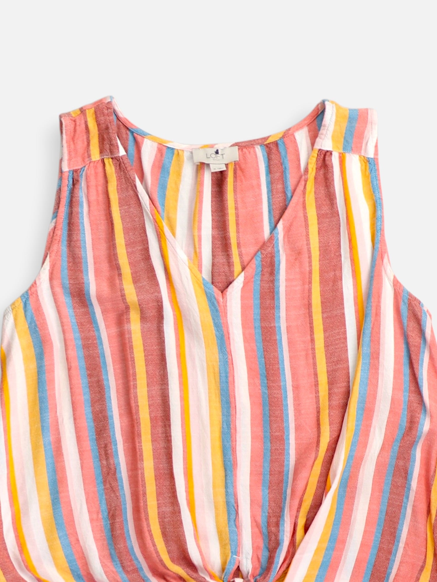 LOFT Blusa Color Block - Mujer - Medium