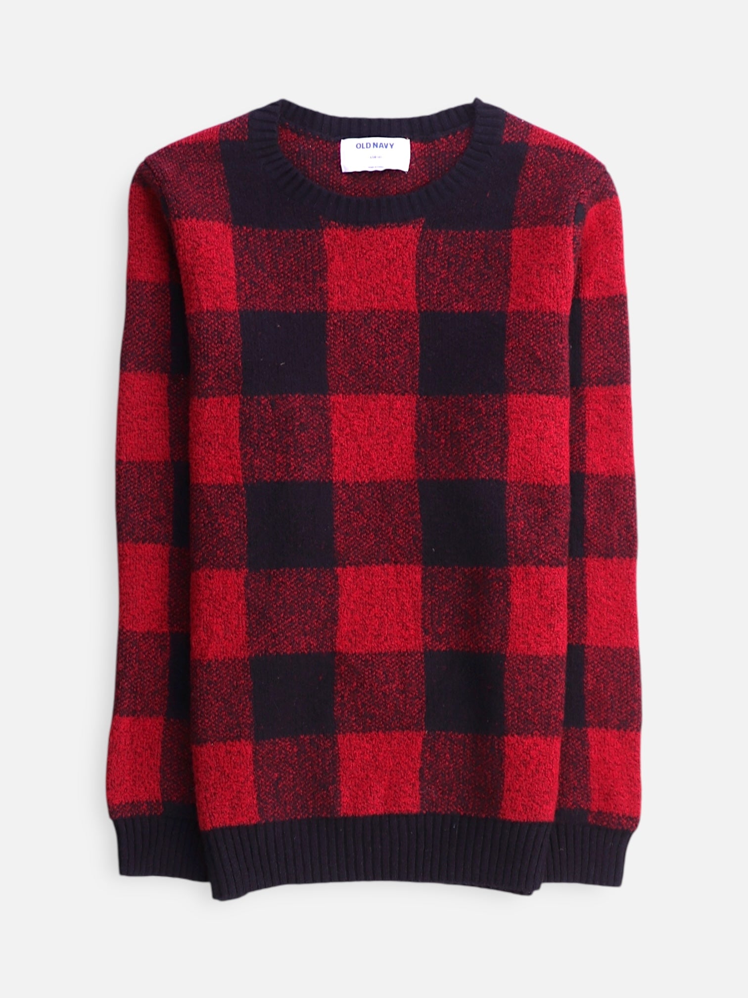Old Navy Sueter Knit Color Block - Niño - Large - 10-12Y (Años)