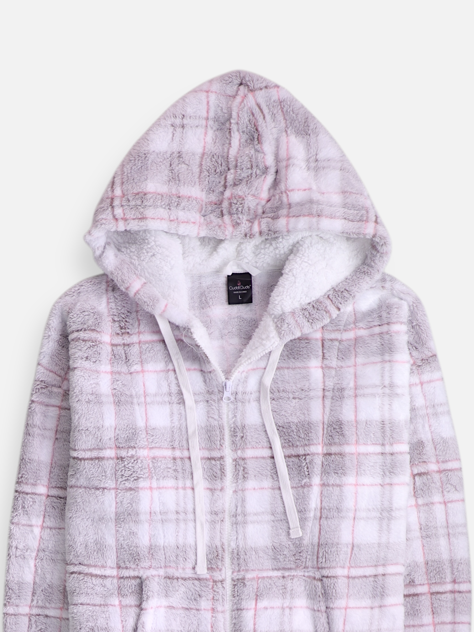 Sudadera Hoodie Teddy - Mujer - Large