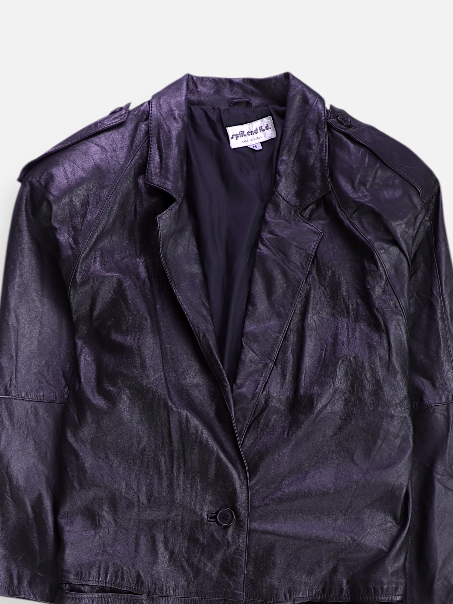 Abrigo Casual Cuero - Mujer - Medium