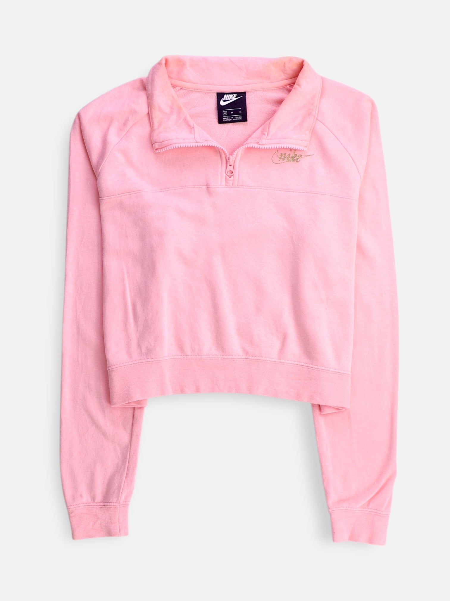 Nike Sudadera Fleece Crop Top - Mujer - Medium