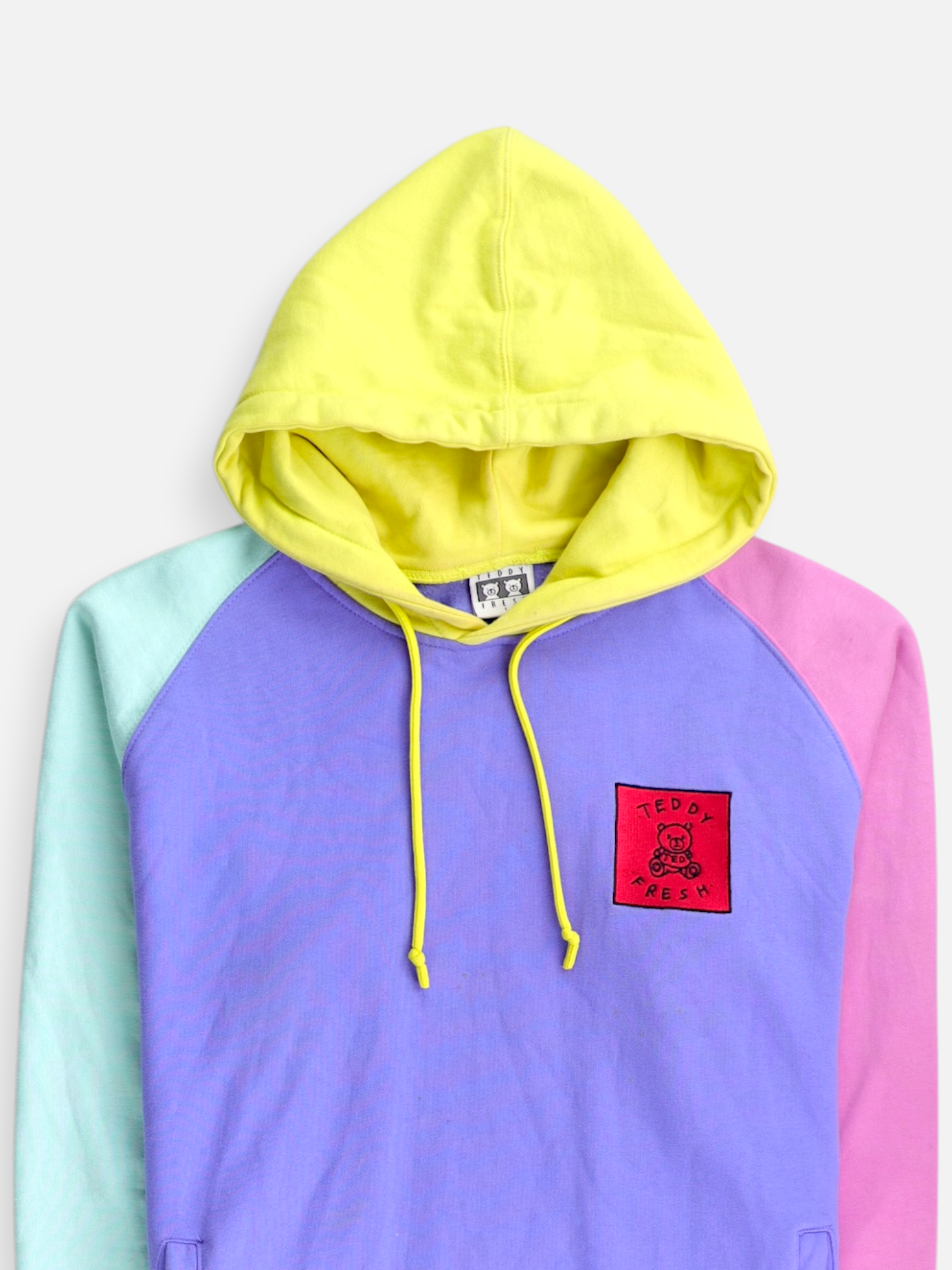 Sudadera Hoodie Color Block - Hombre - Large