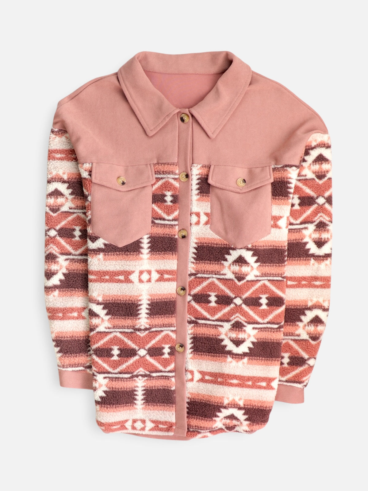 SHEIN Chaqueta Sobrecamisa Basic - Mujer - Large