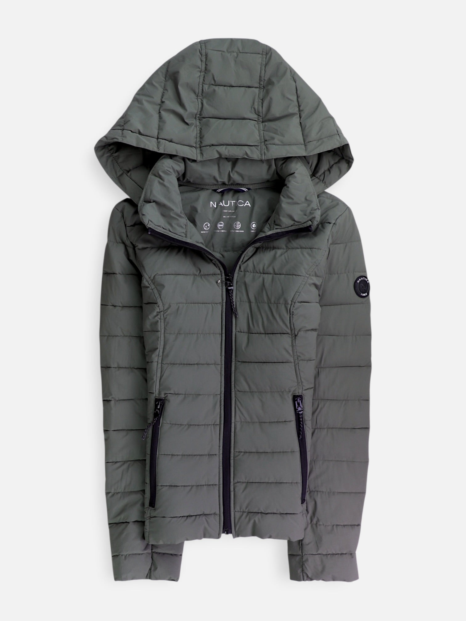 Nautica Chaqueta Puffer Impermeable - Mujer - Medium