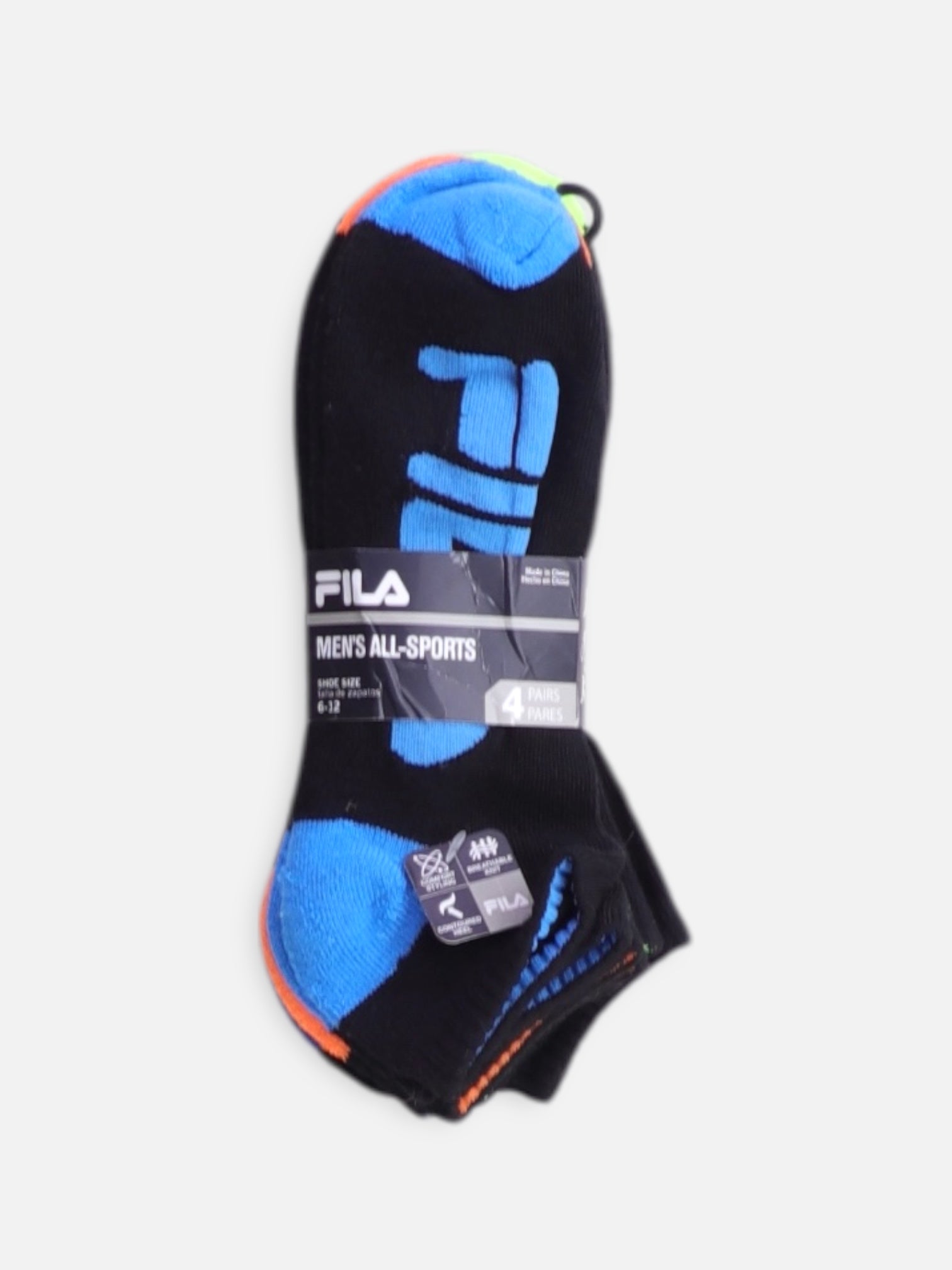 Fila Calcetines 4 Pares - Hombre - Talla Única (One Size)