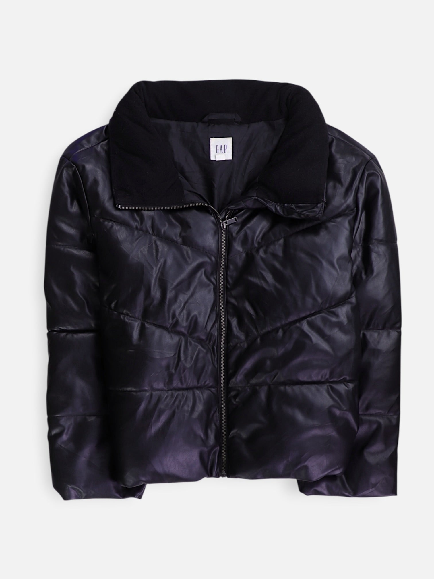 GAP Chaqueta Puffer Cuero - Hombre - Large
