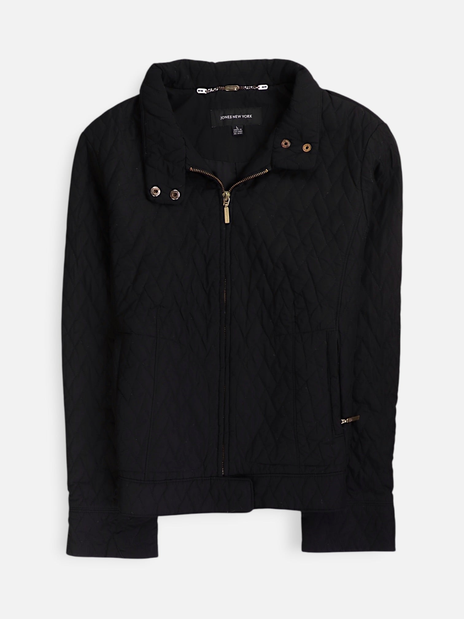 JONES NEW YORK Chaqueta Casual Impermeable - Mujer - Large