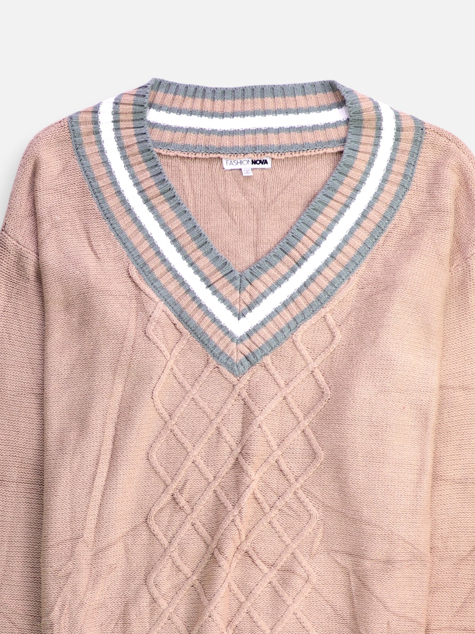 Fashionnova Sueter Knit Casual - Mujer - Medium
