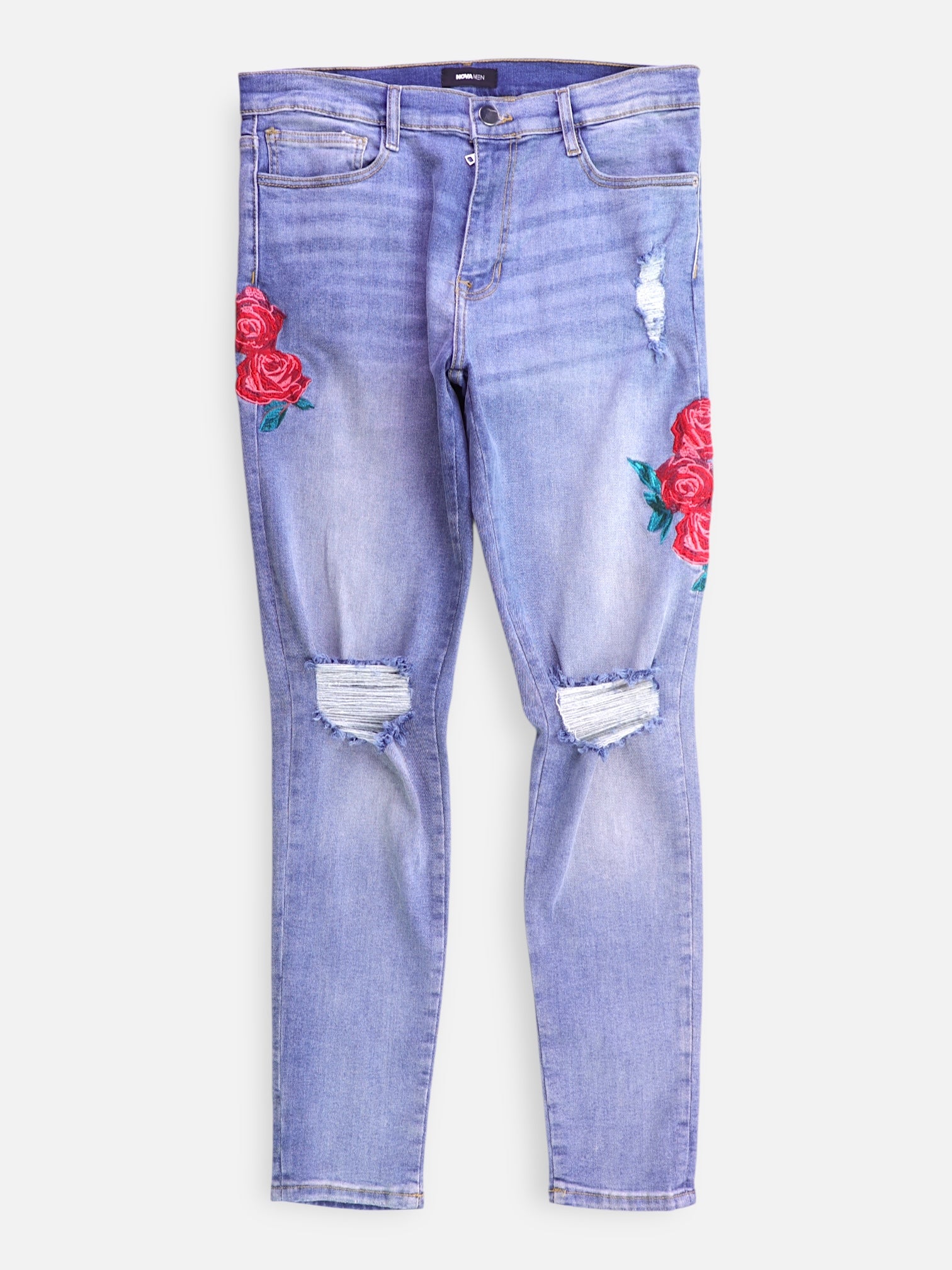 Fashionnova Jean Skinny Fit Denim - Hombre - 32'