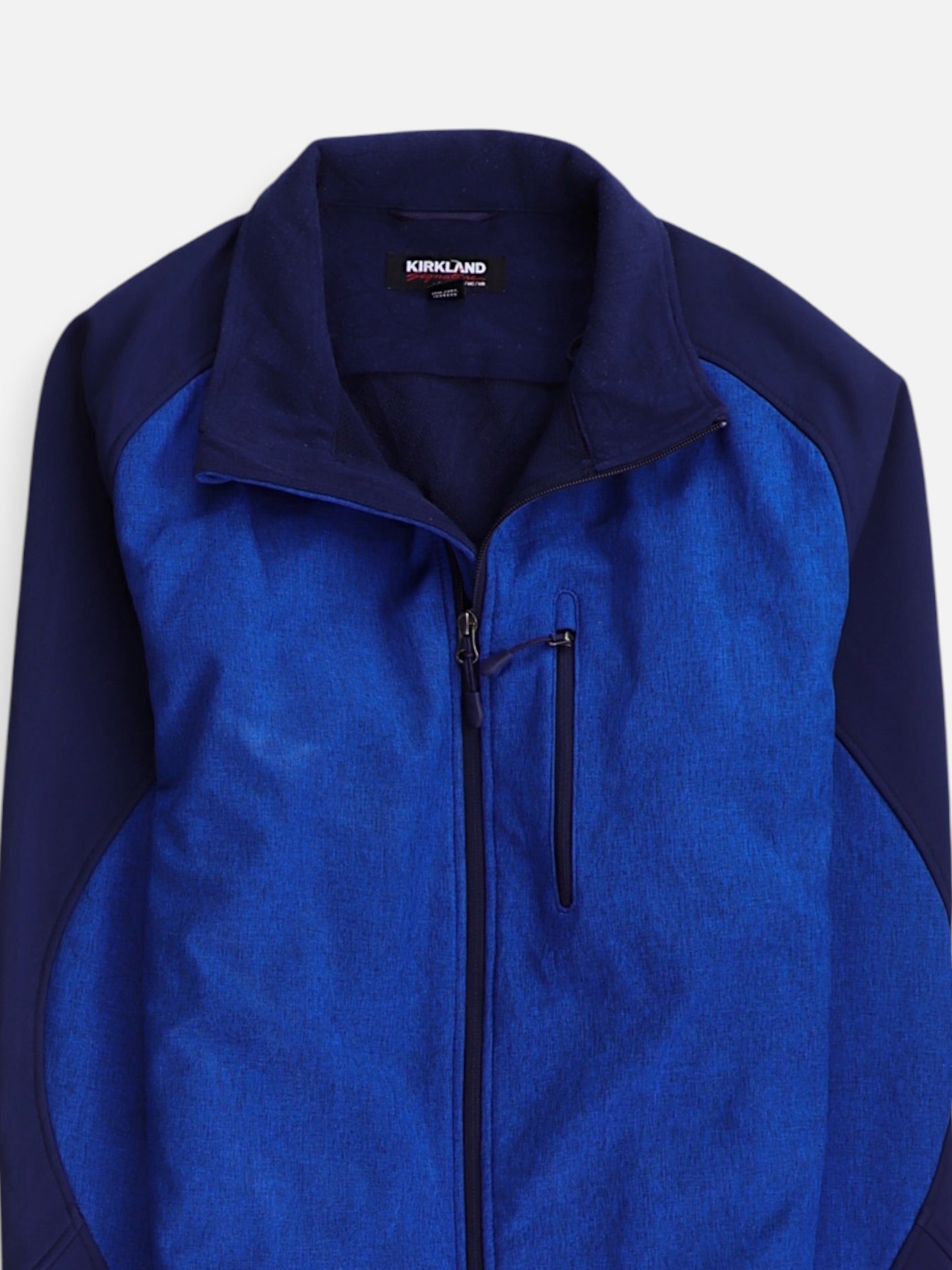 KIRKLAND Sudadera Fleece Color Block - Hombre - Large