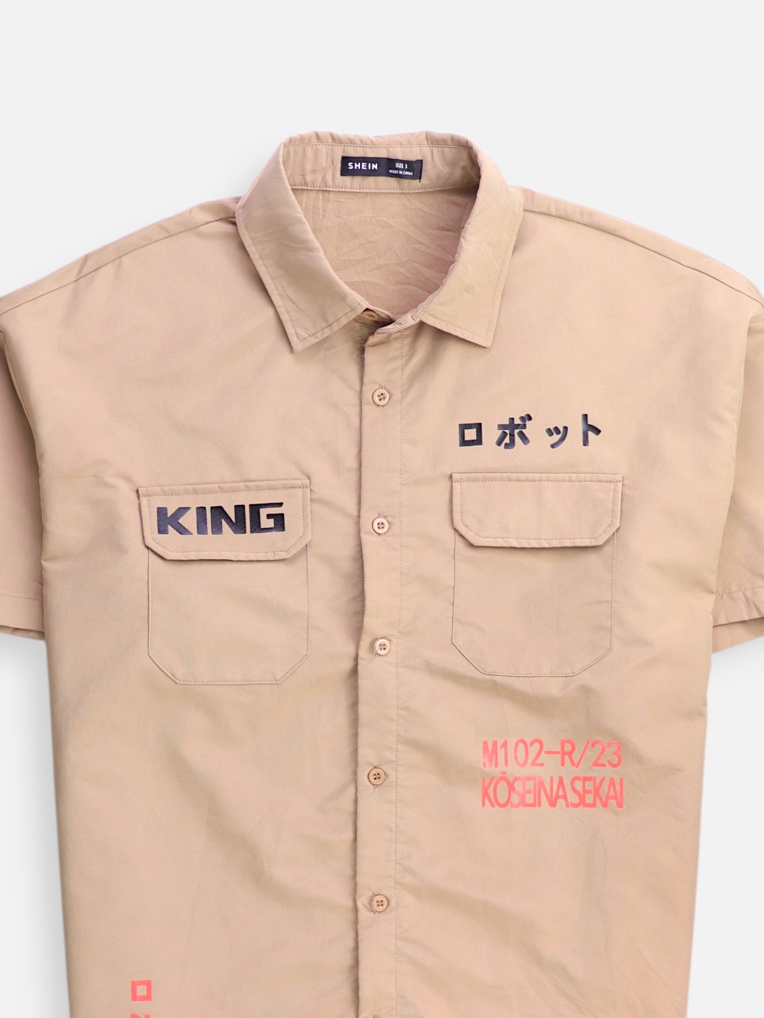 SHEIN Camisa Casual - Hombre - Small
