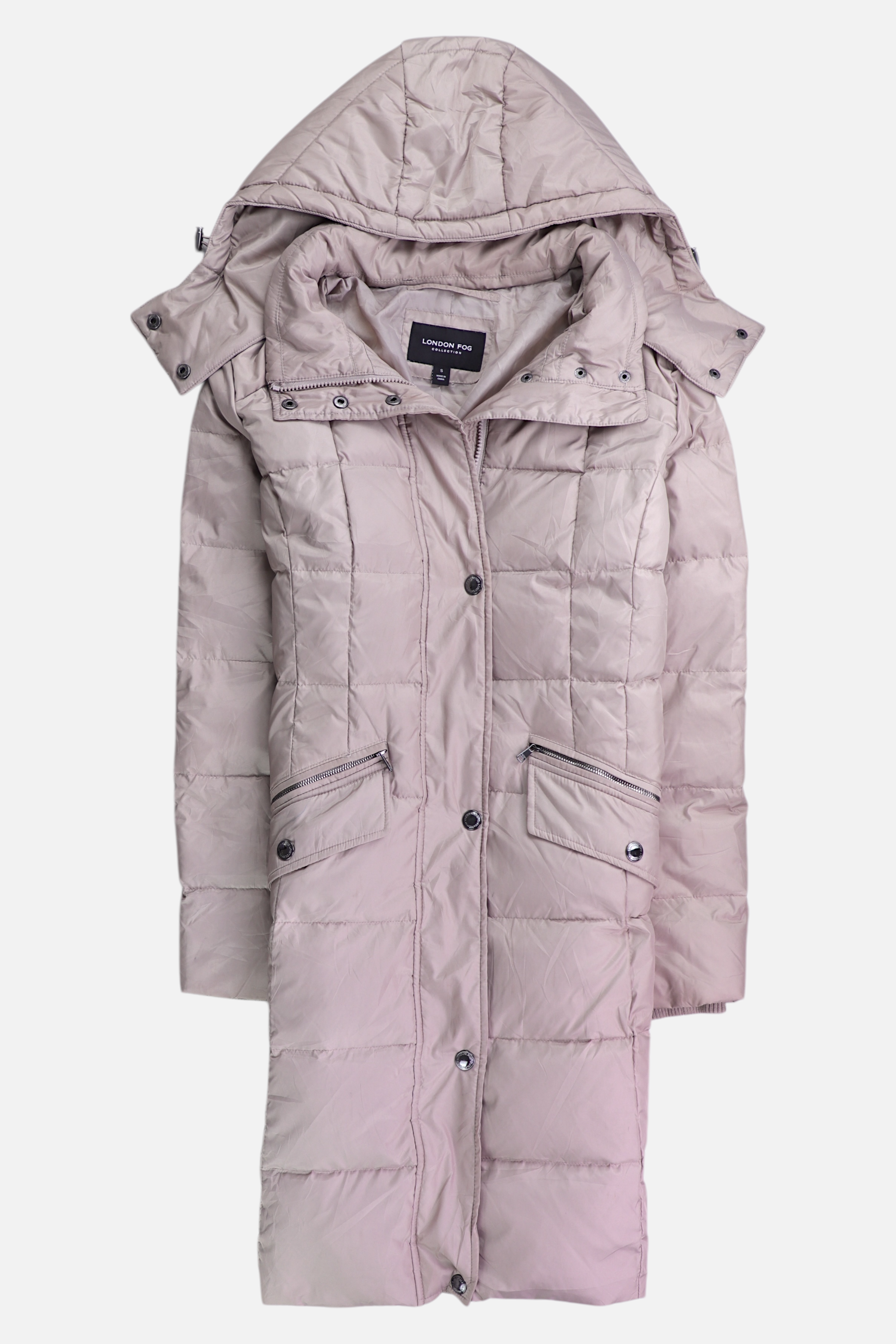 LONDON FOG Abrigo Impermeable Puffer - Mujer - Small