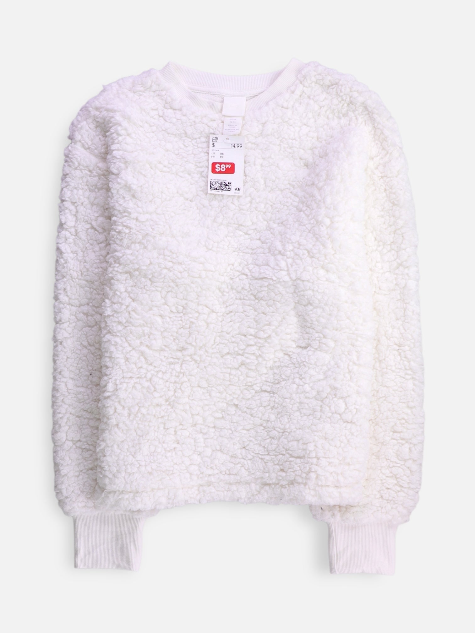 H&M Sueter Casual Teddy - Mujer - XS