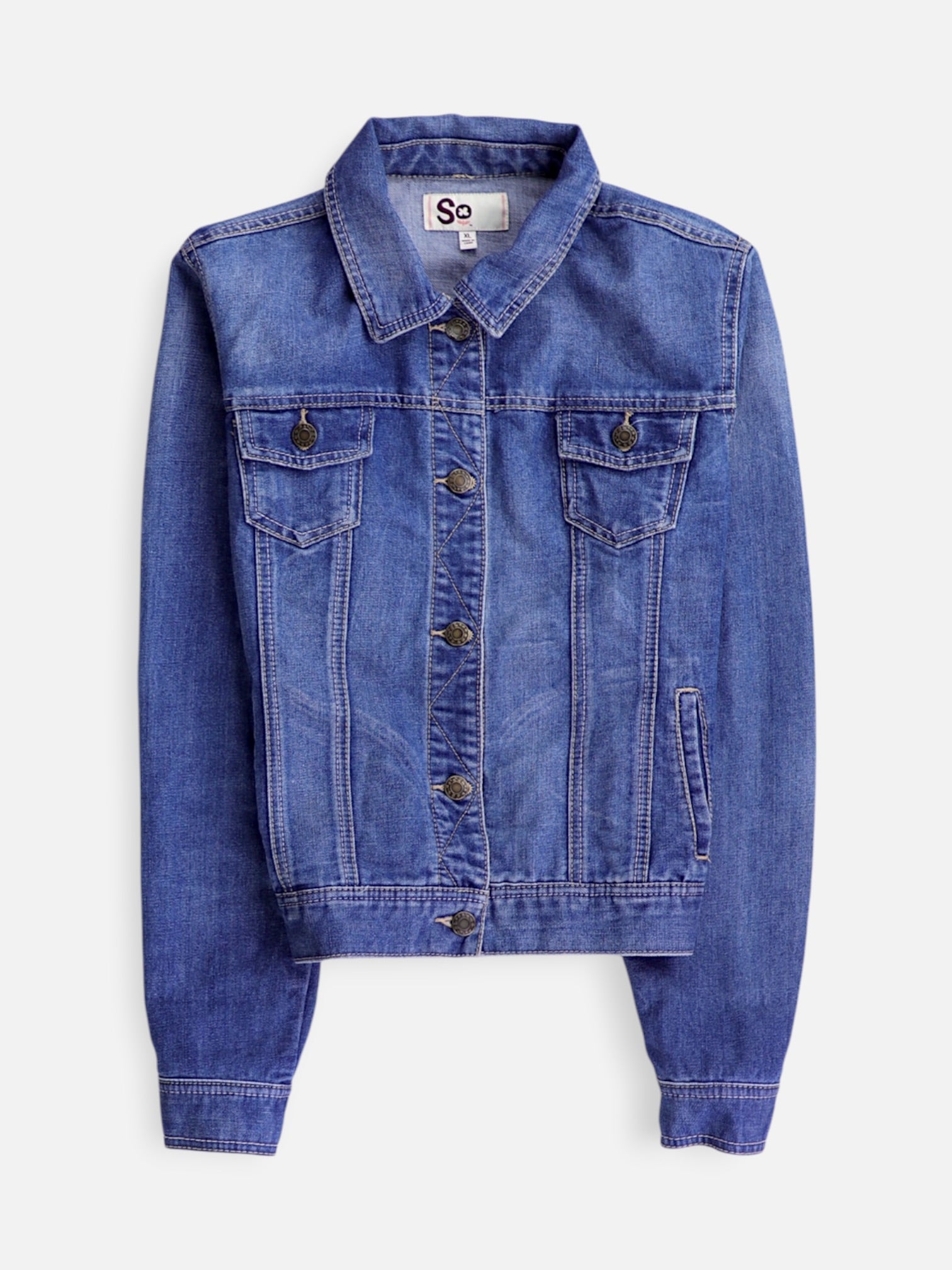 Chaqueta Denim  Basic - Mujer - XL