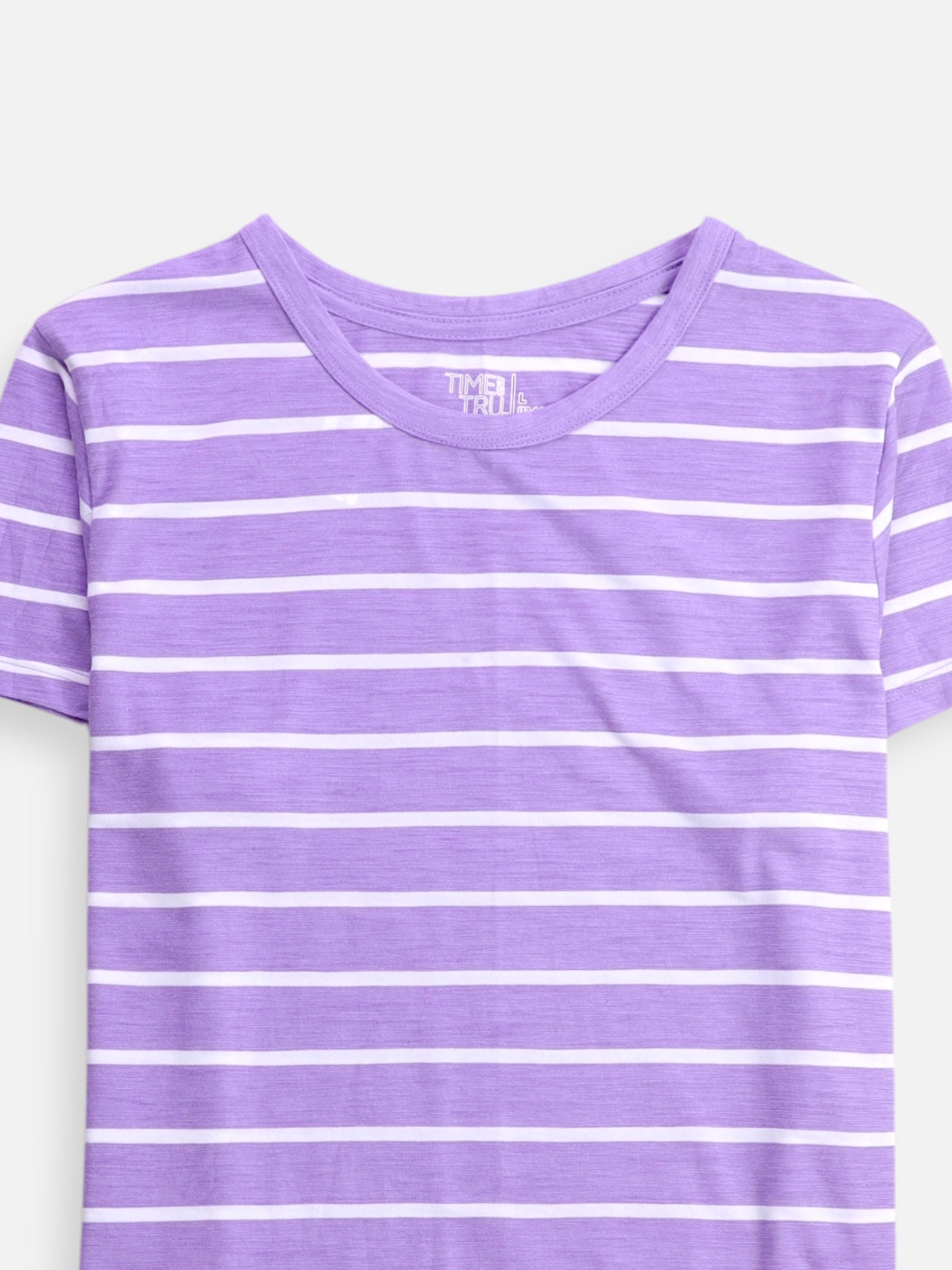 TIME THRU Camiseta Basic - Mujer - Large