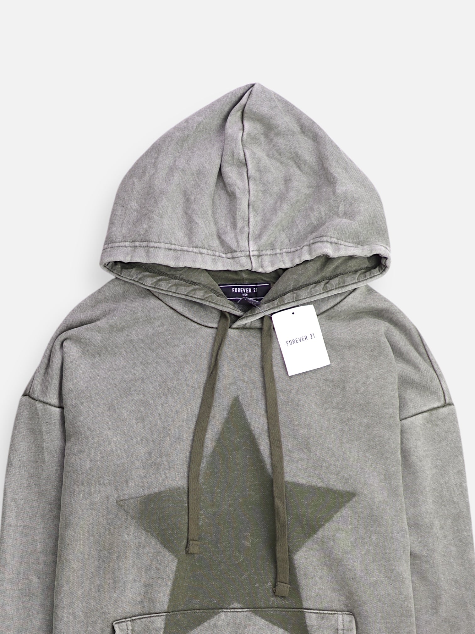 Forever 21 Sudadera Hoodie Basic - Hombre - Large