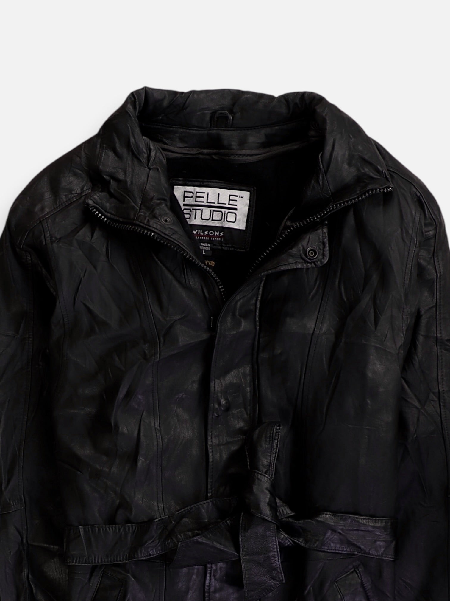 WILSONS LEATHER Chaqueta Casual Cuero - Hombre - Large
