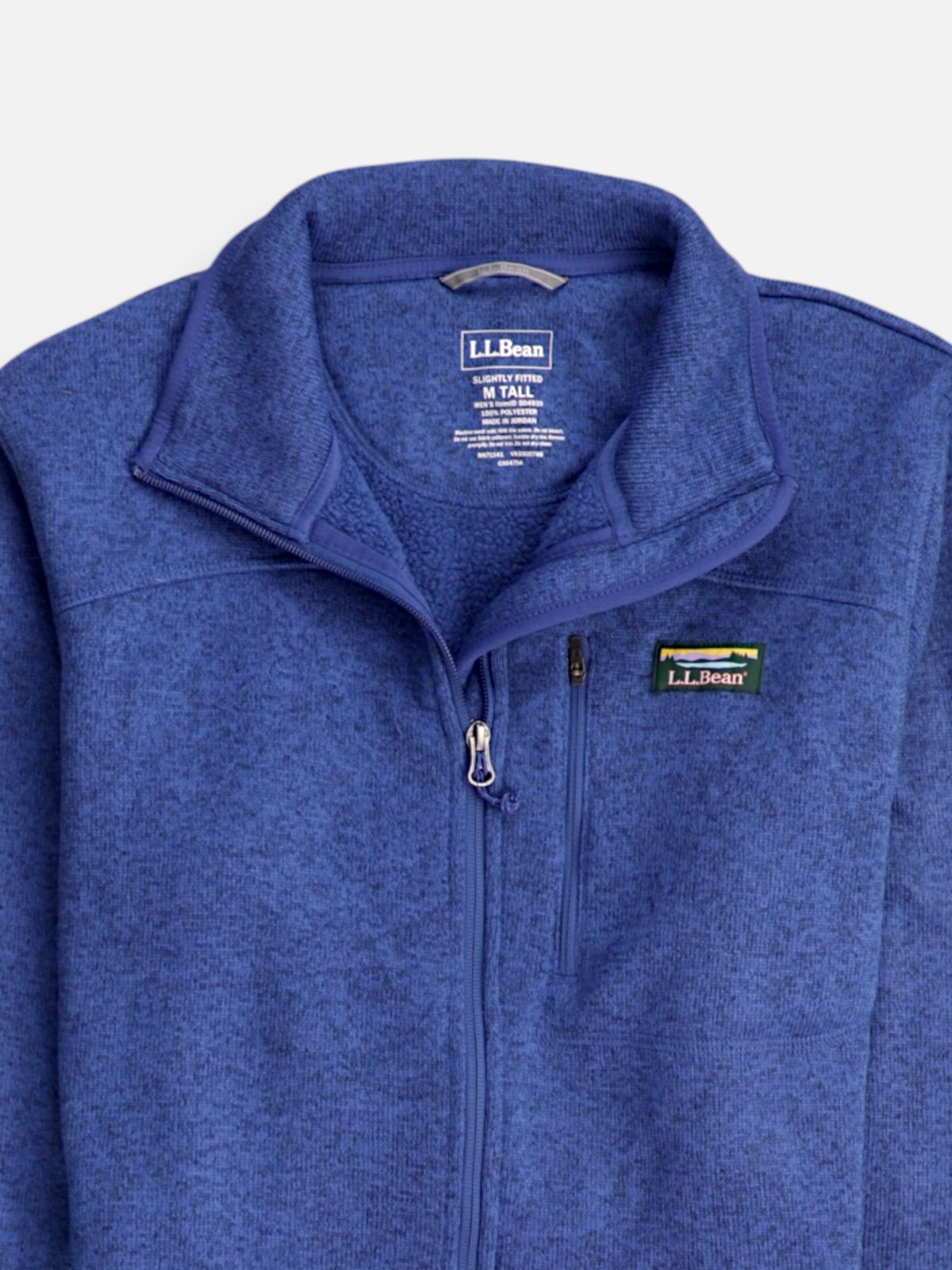 LL BEAN Sueter Fleece Casual - Hombre - Medium