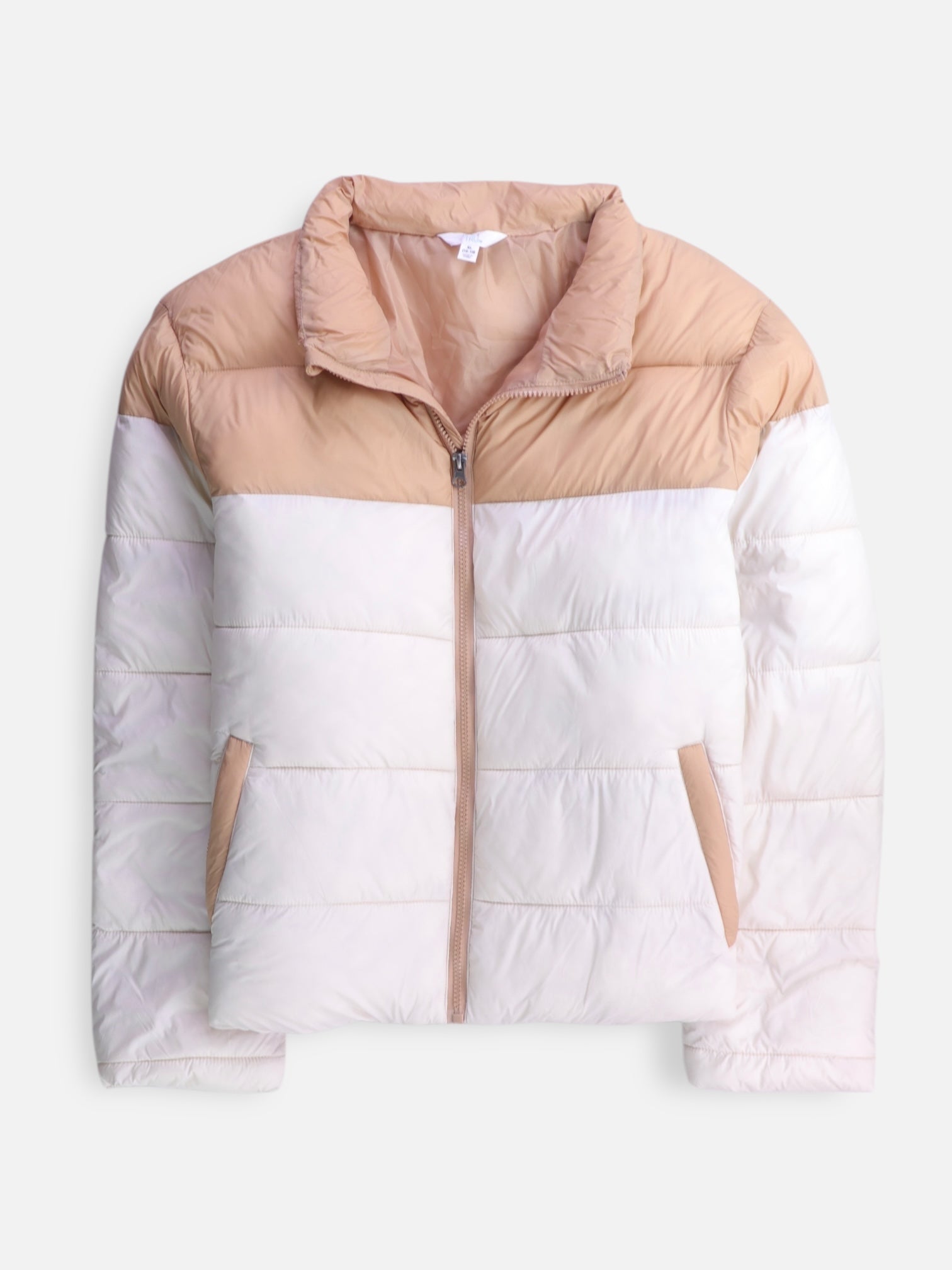 TIME THRU Chaqueta Puffer Impermeable - Mujer - XL