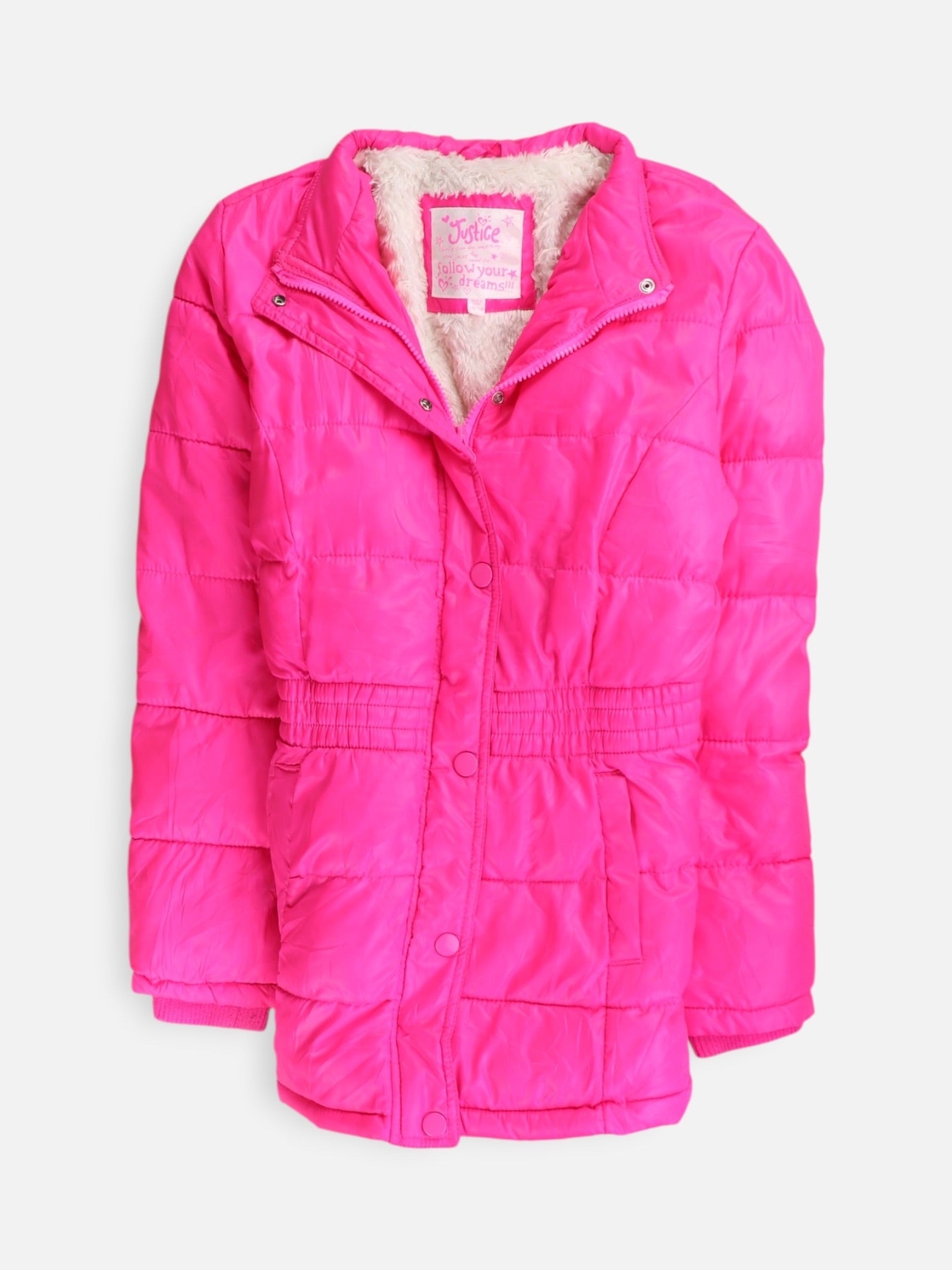 JUSTICE Chaqueta Puffer Impermeable - Niña - Small - 16-18Y (Años)