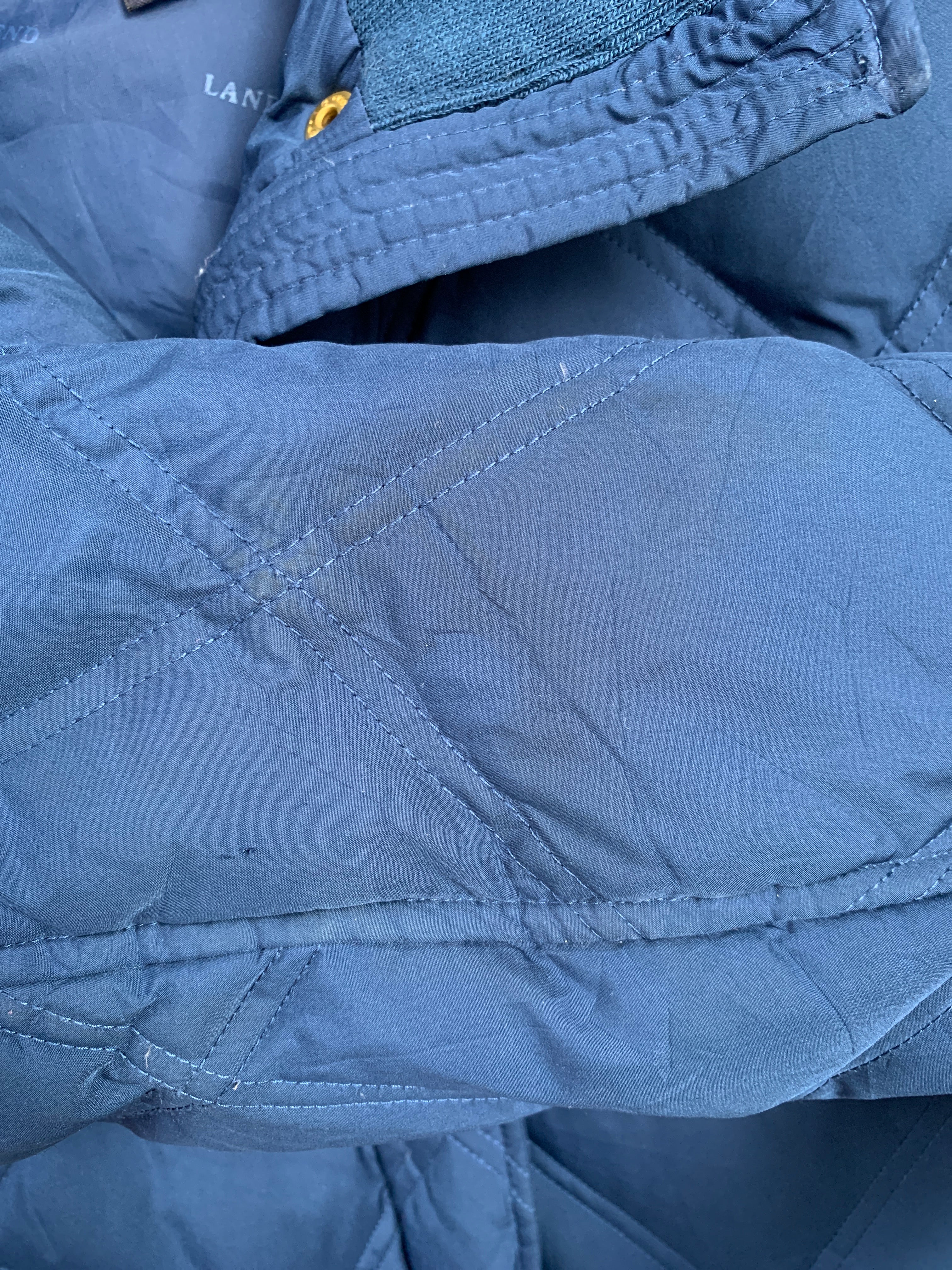 LANDS END Abrigo Impermeable Puffer - Niña - Medium - 10-12Y (Años)