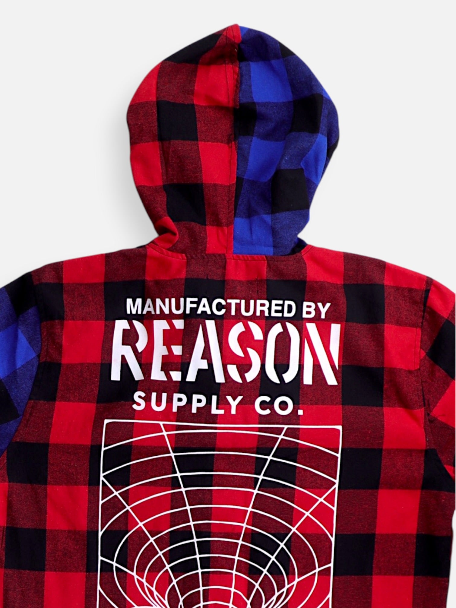 REASON Camisa Color Block - Hombre - XL